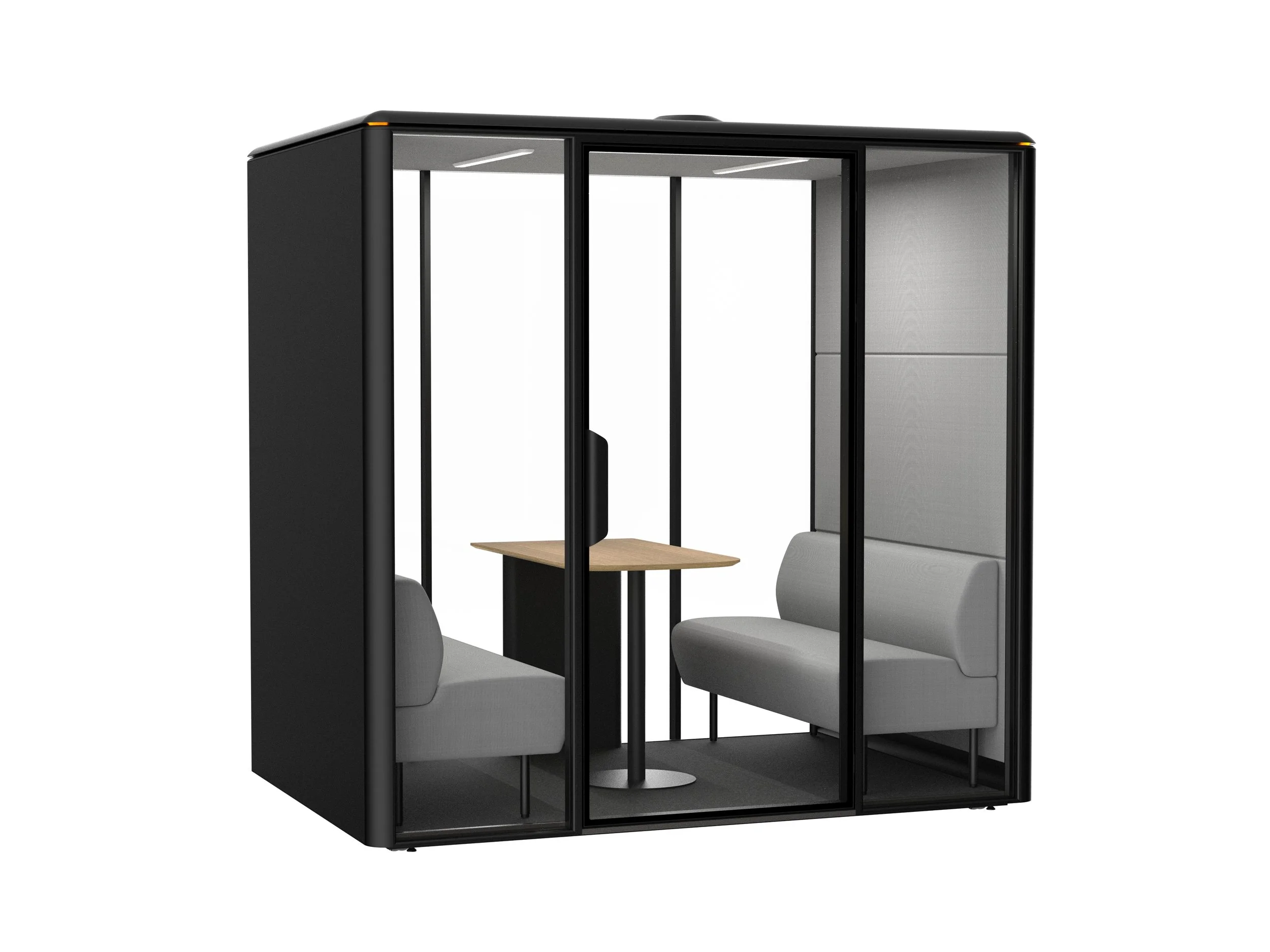 Atom Collaborative four-person acoustic meeting pod