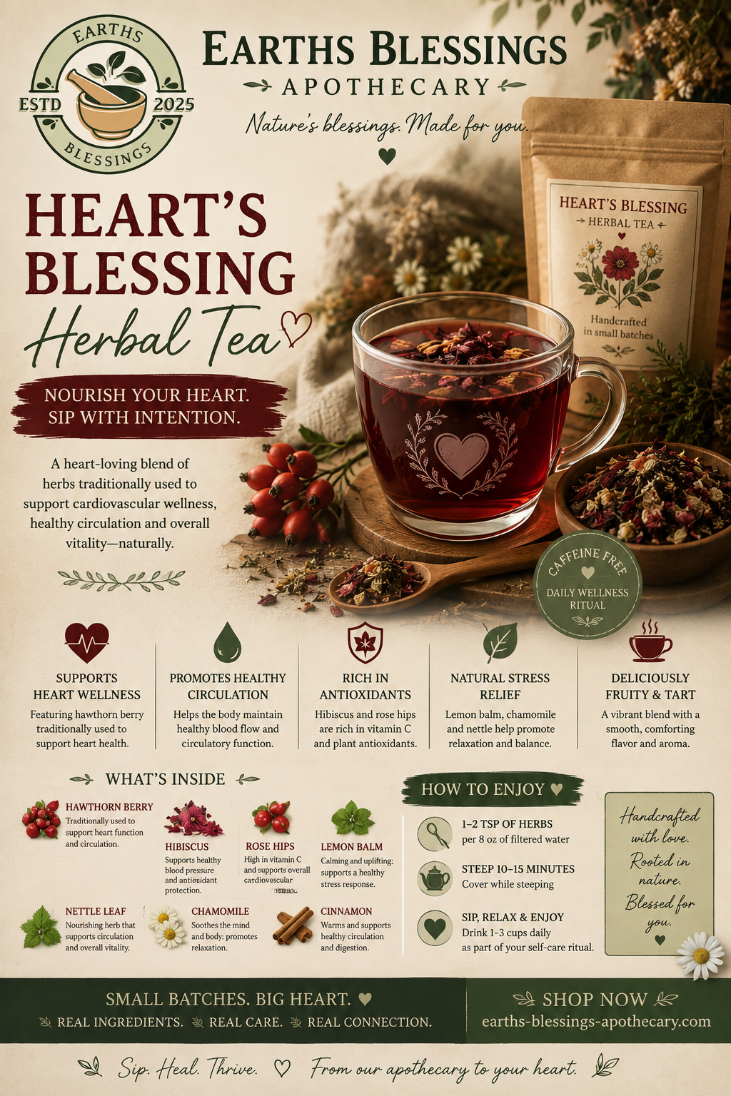 Hearts Blessing Herbal Tea