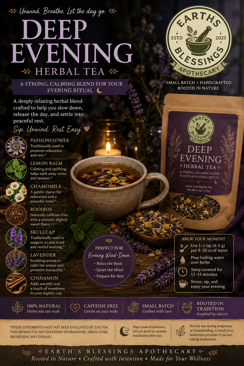 Deep Evening Herbal Tea