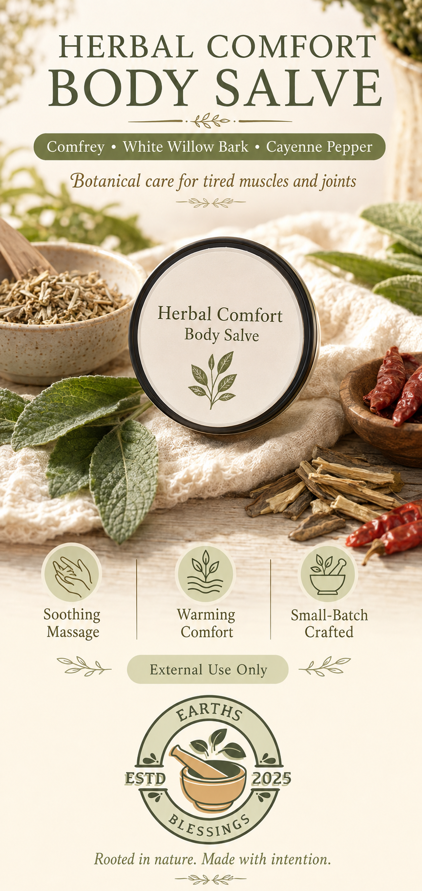 Herbal Comfort Body Salve