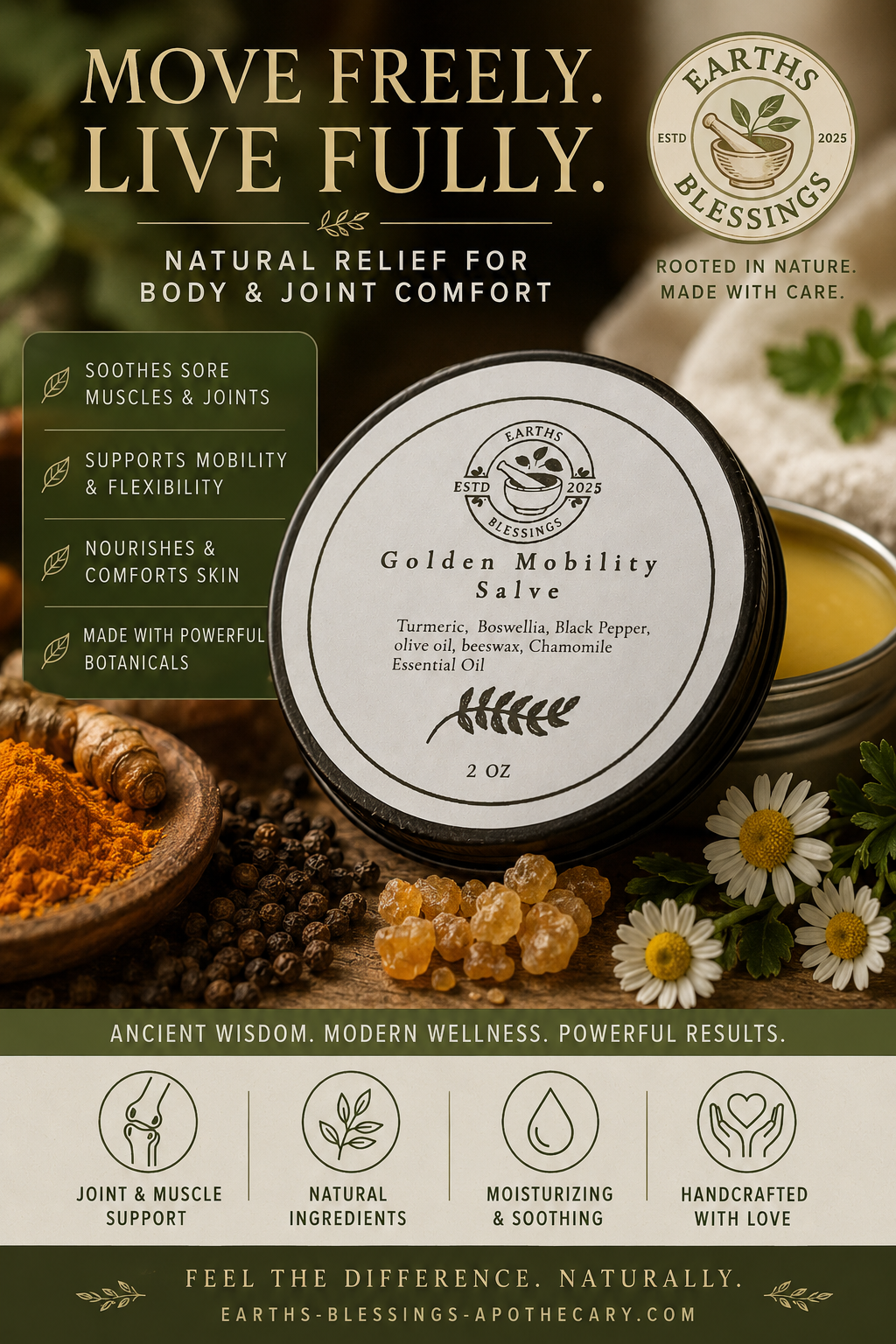 GOLDEN MOBILITY BODY SALVE