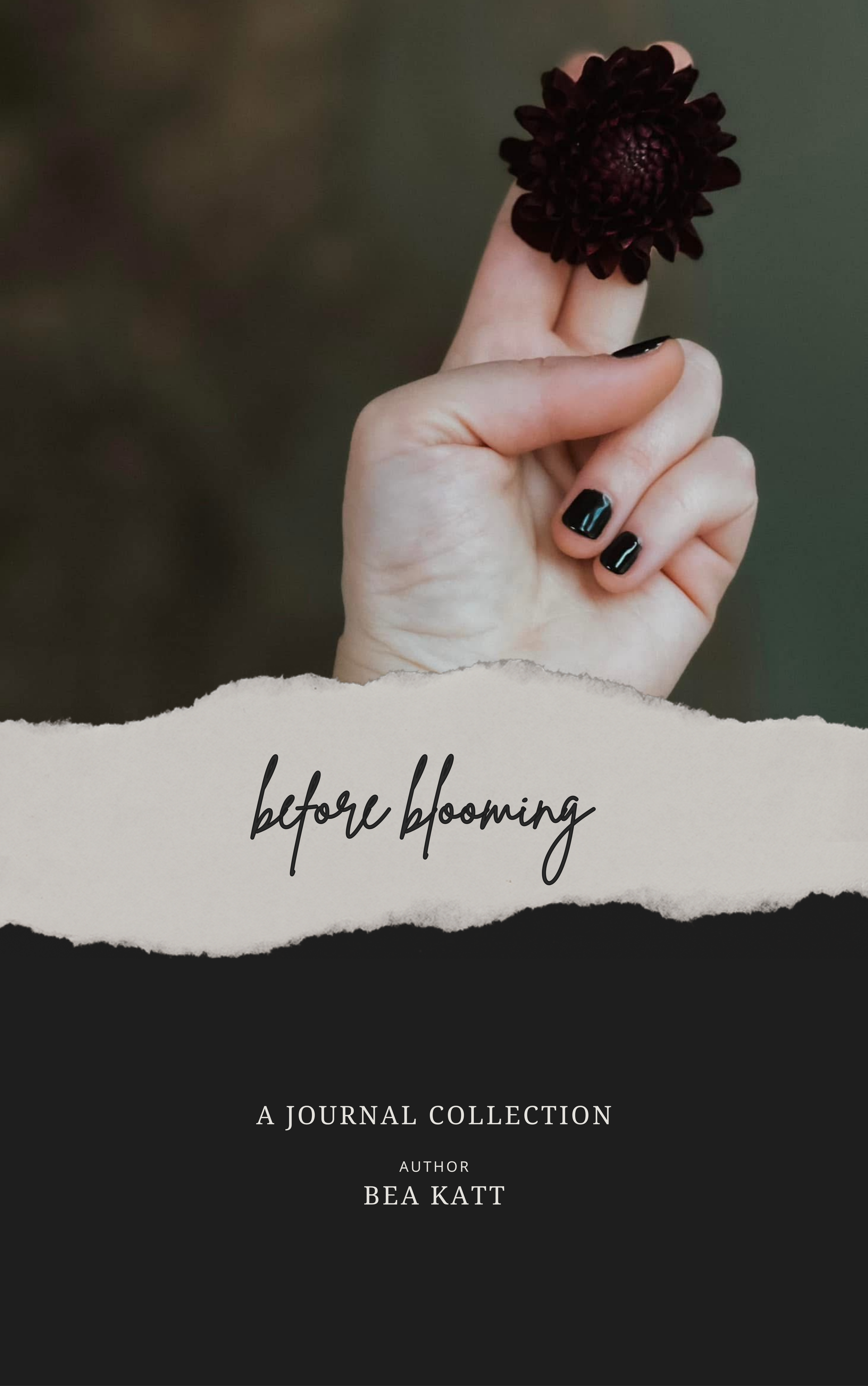 before blooming - signed copy