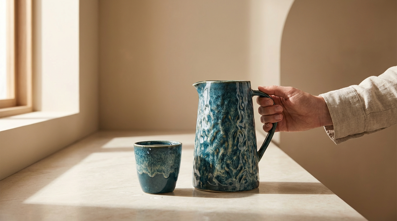 Ceramic Water Pitcher