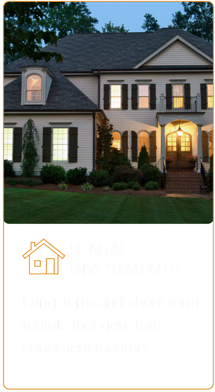 Single-family residential rental investment property