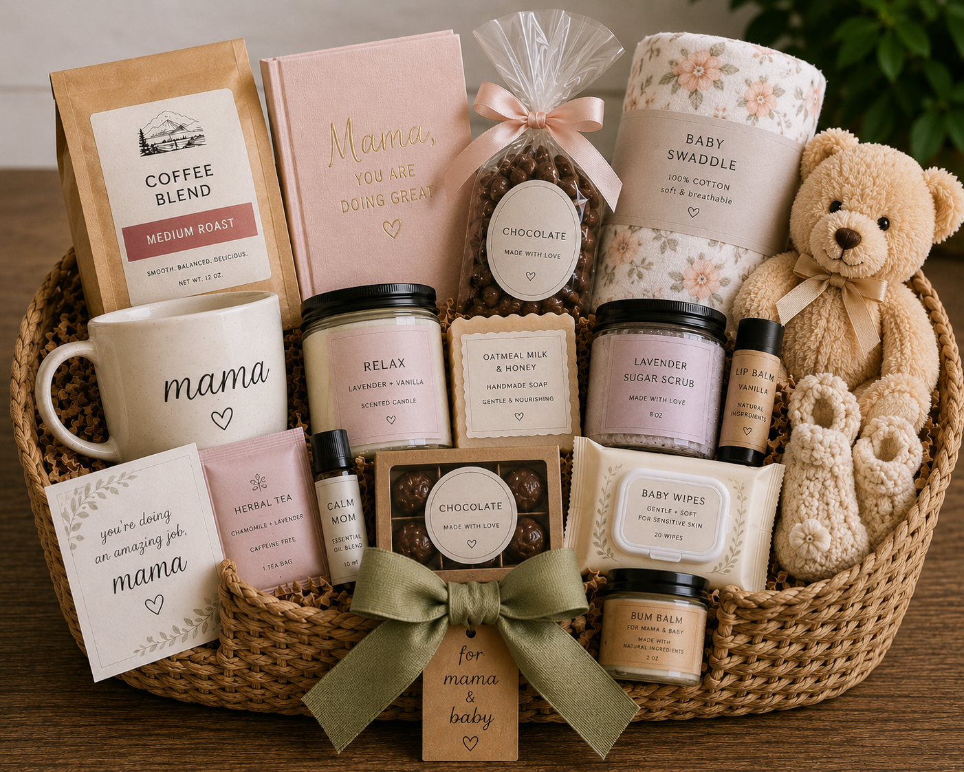 New Mama & Baby Basket