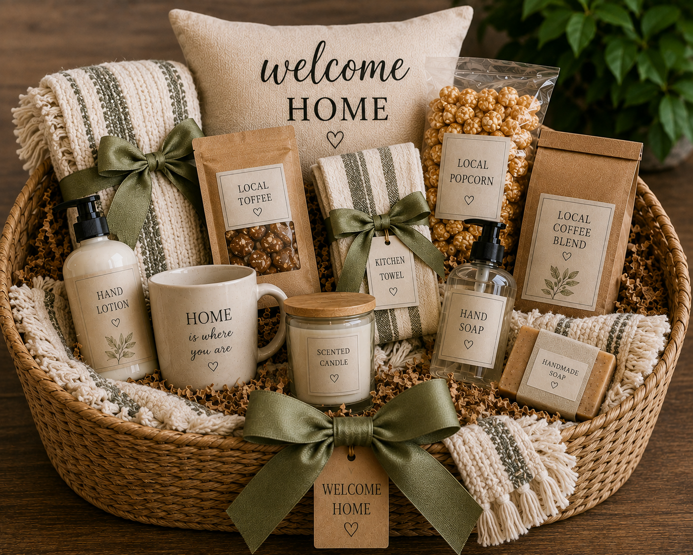 Deluxe Welcome Home Basket