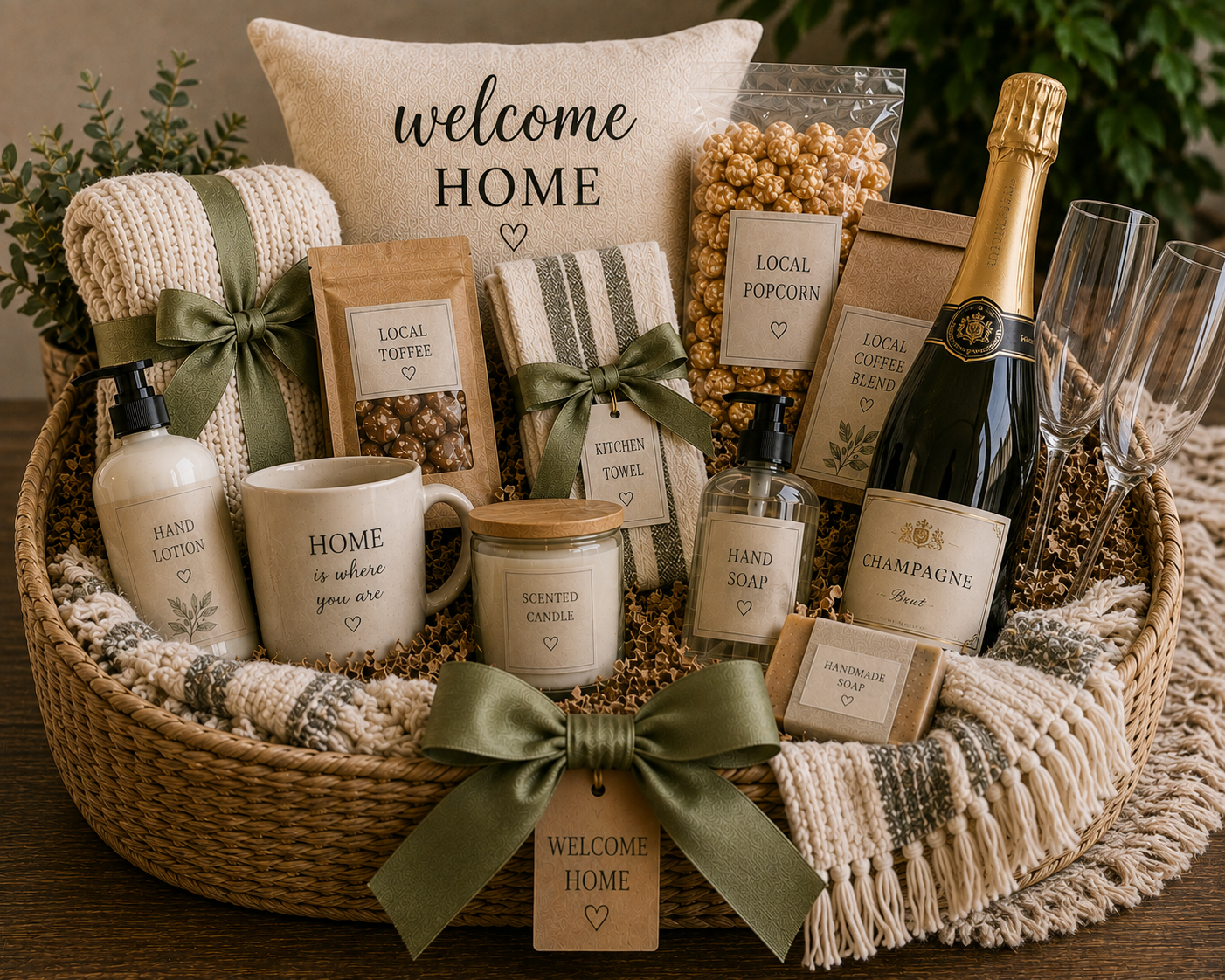 Premium Welcome Home Basket