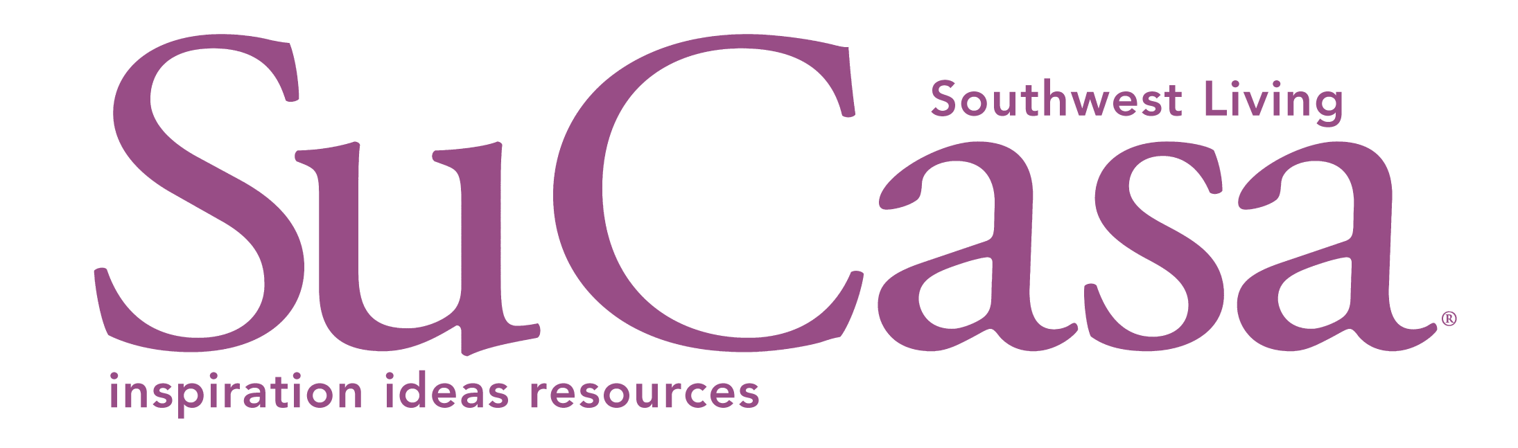 Purple logo of Su Casa Southwest Living
