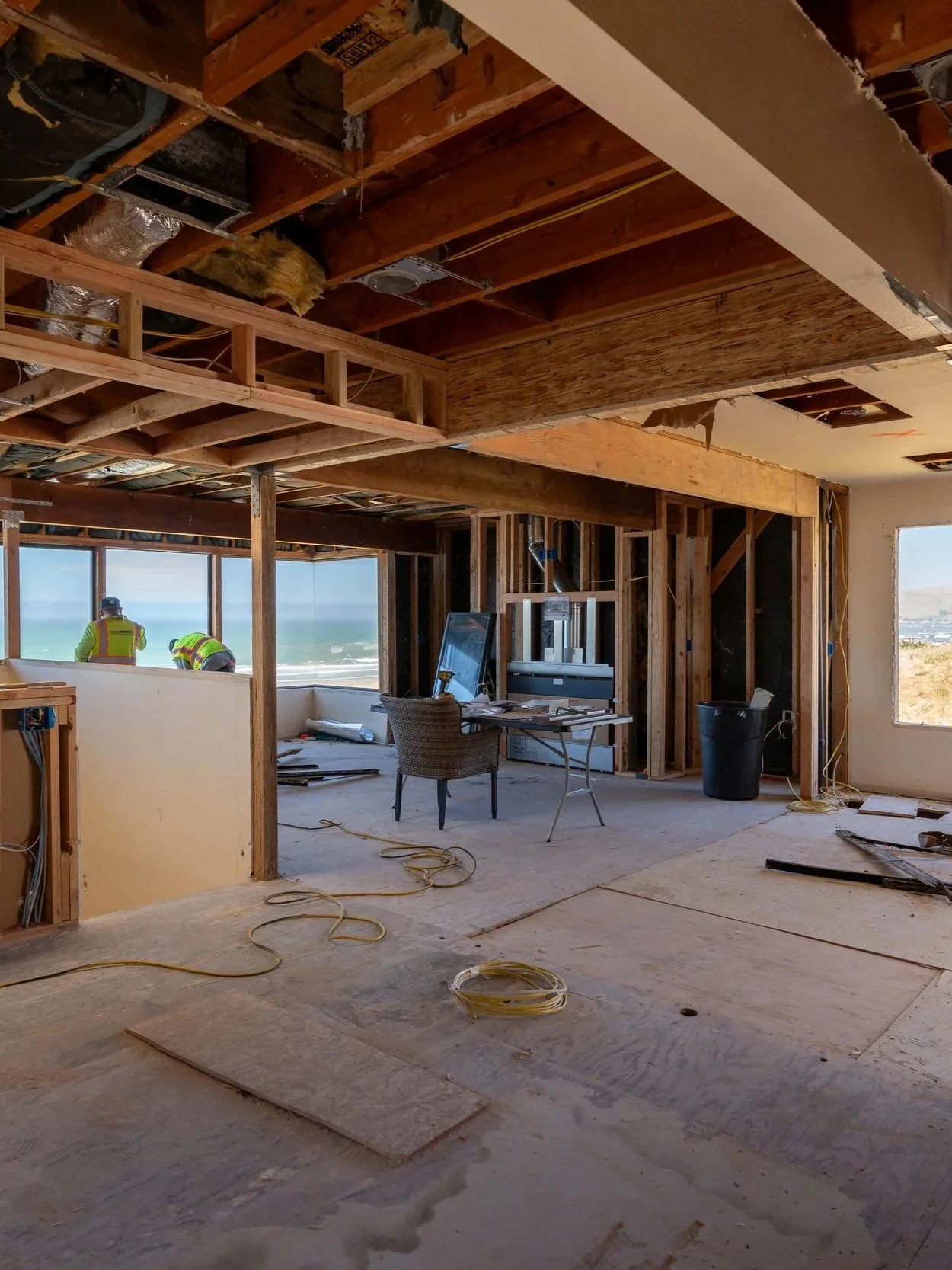 Framing during Whole Home Remodel in Atascadero