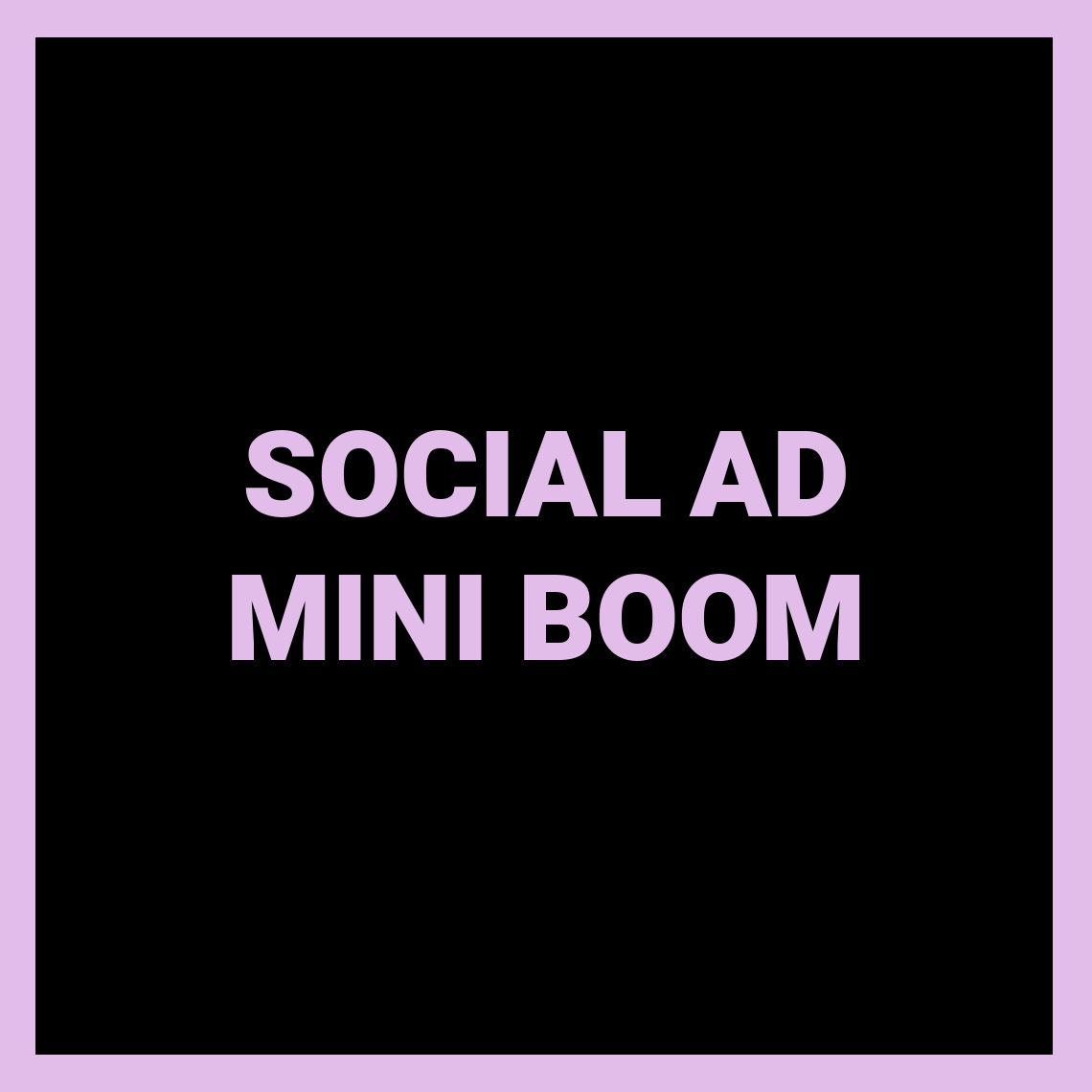 SOCIAL POST MINI BOOM