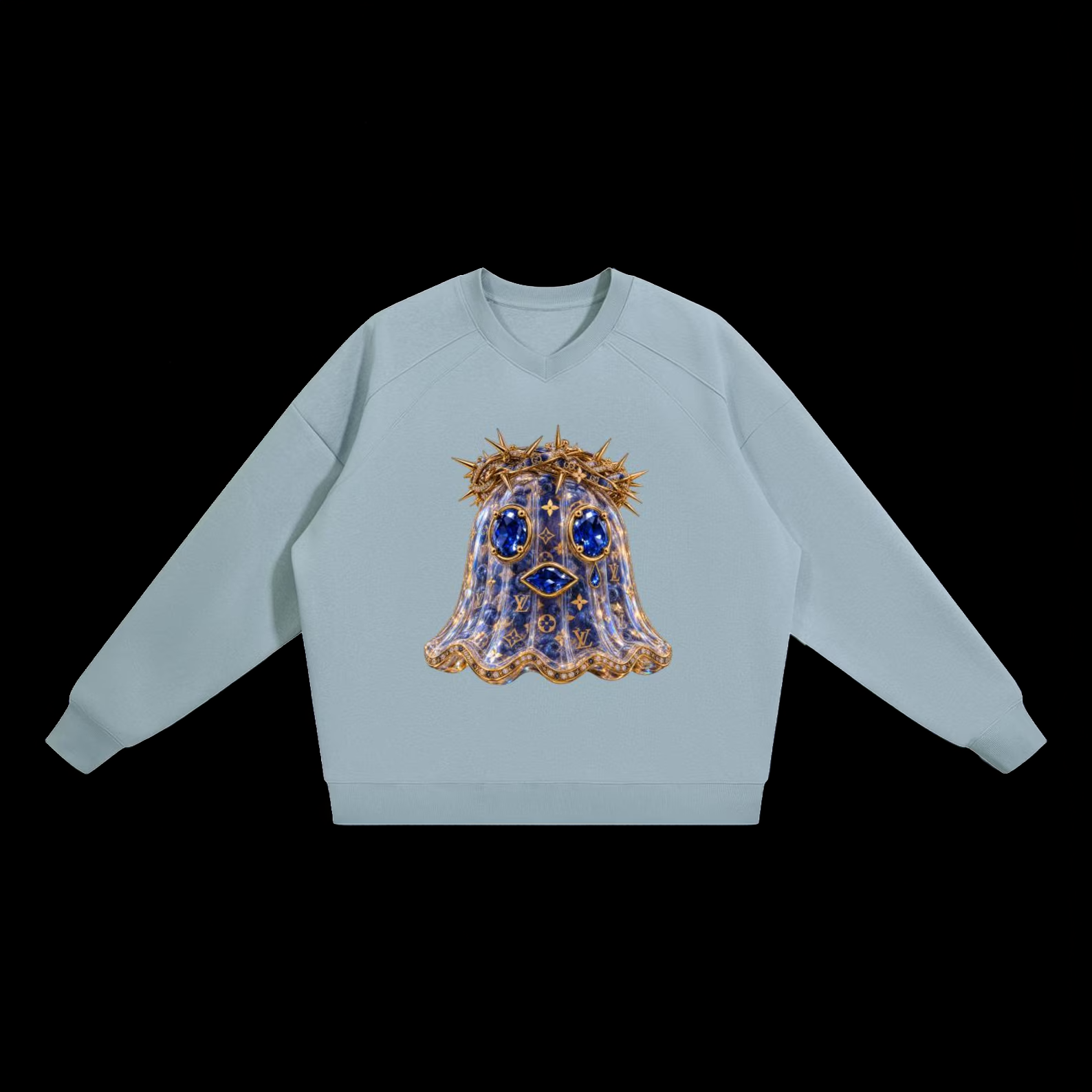 Ghost Crown No. 004 Sweater in Sapphire