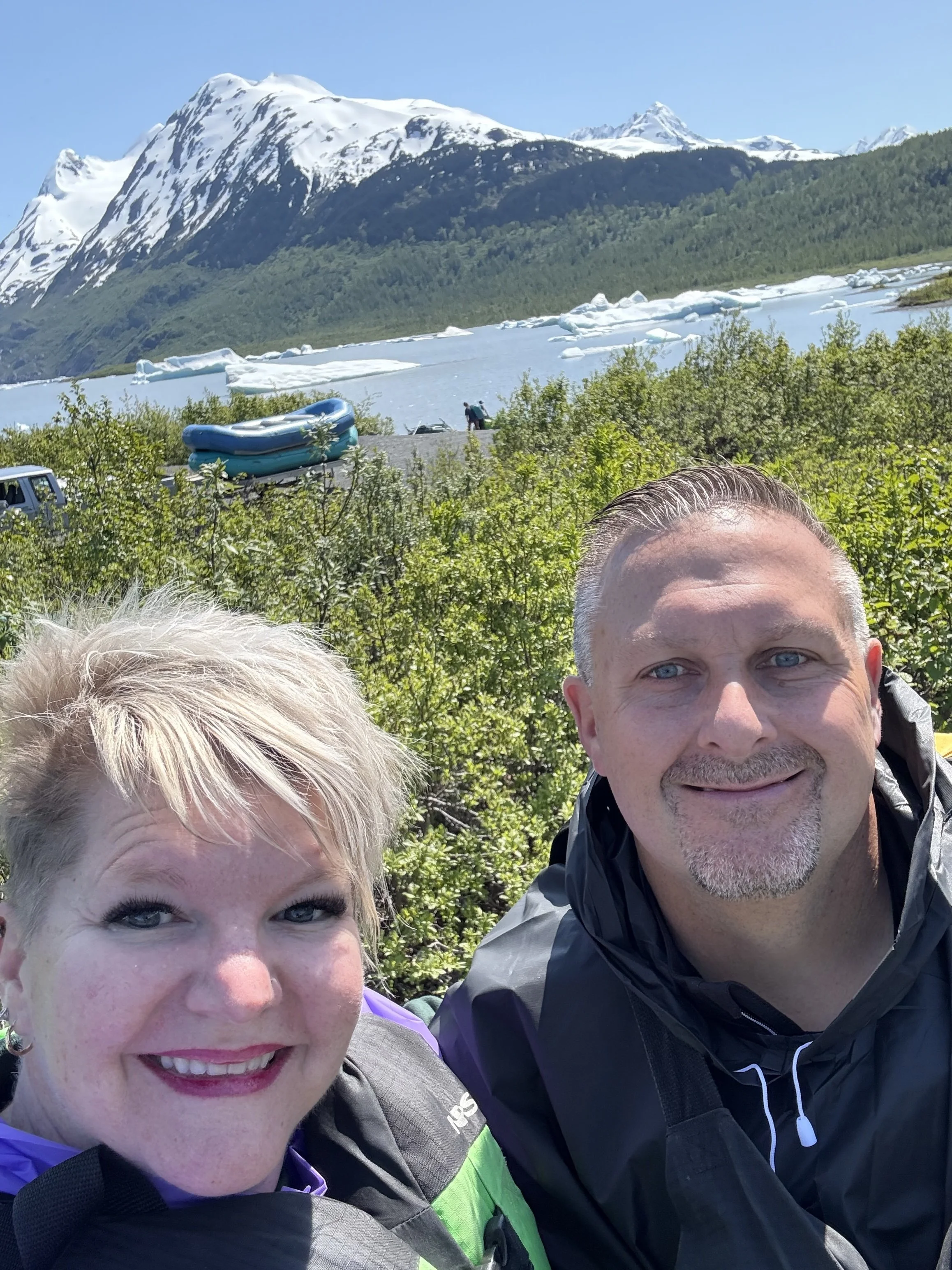Shannon and Jason during a trip to Alaska.