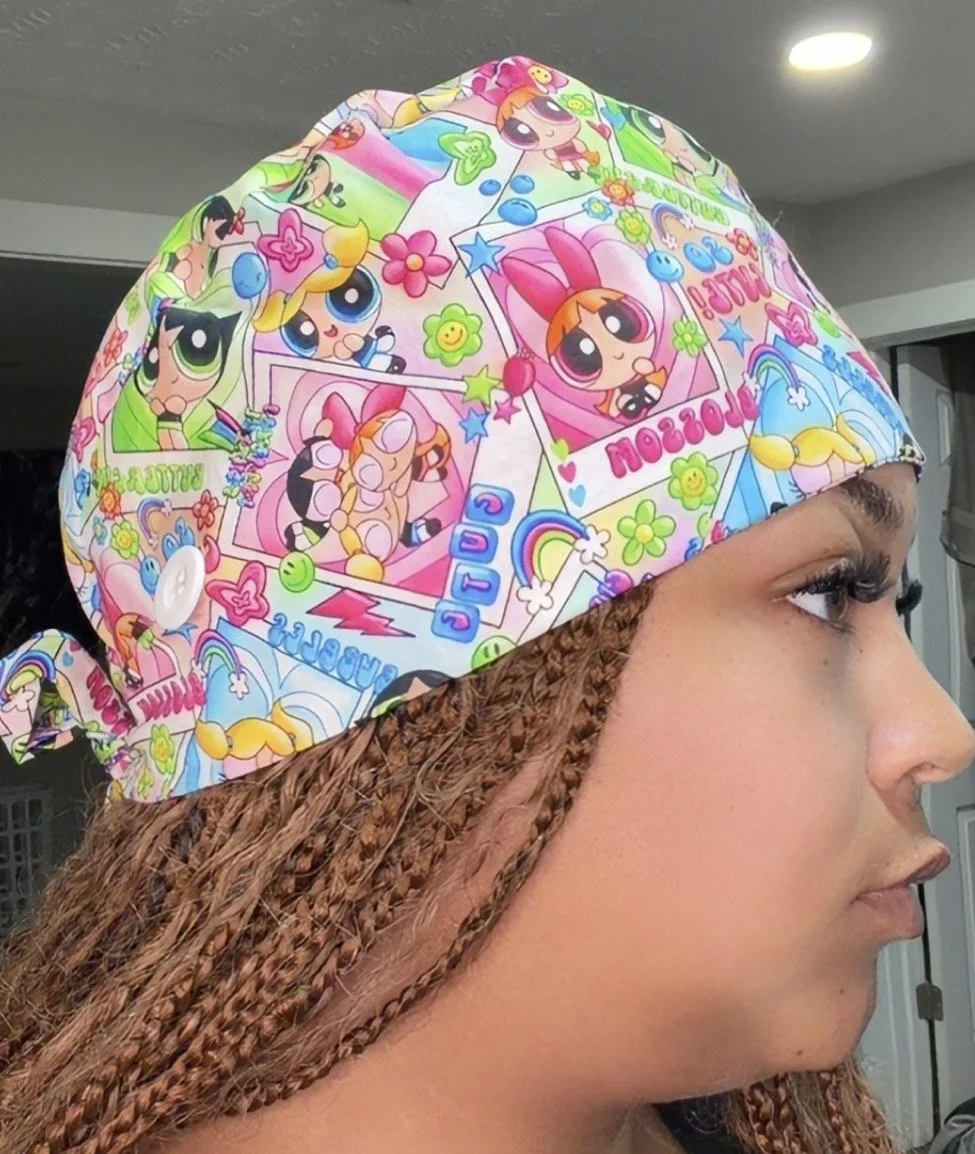 PowerPuff Girls Cap w/Badge Reel