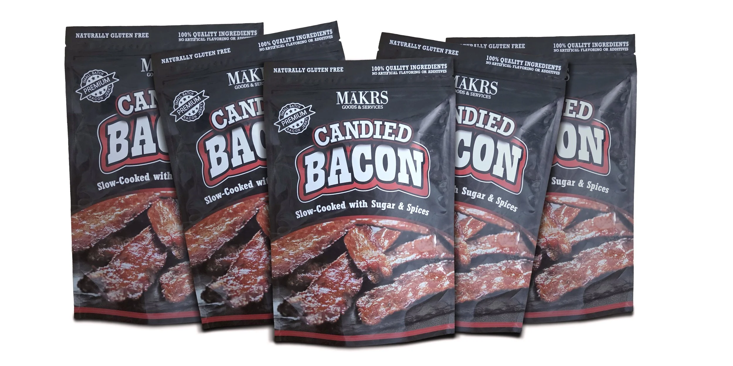 The Best Candied Bacon. [ 5 Pack Sampler ]