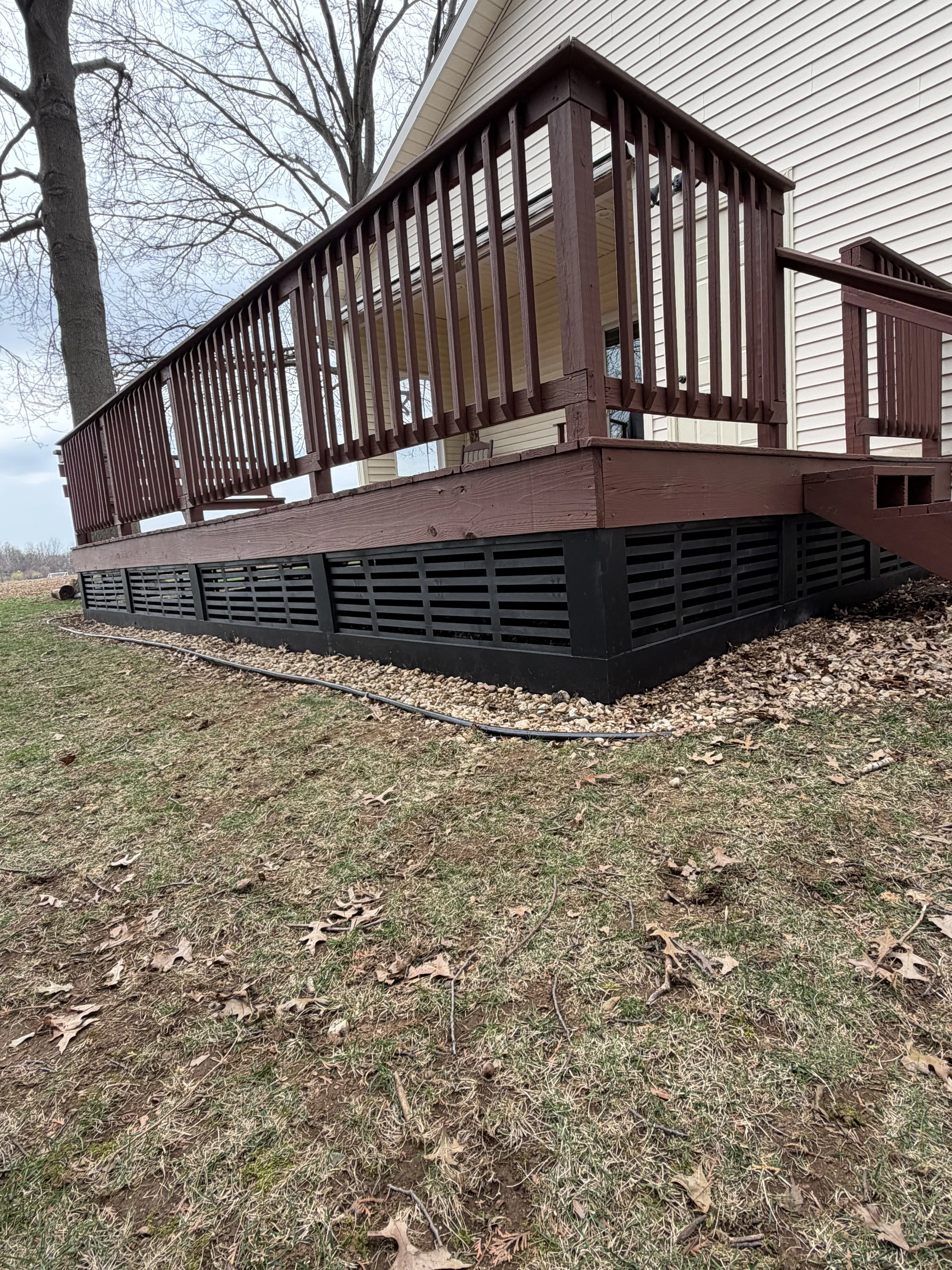 Deck skirting replacement, Sussex County DE