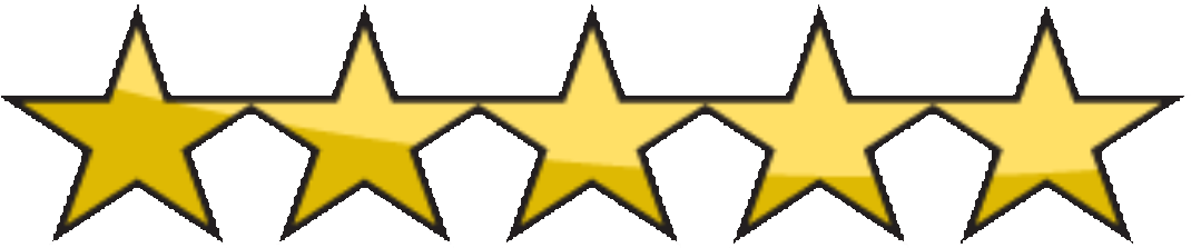 Six yellow stars with black backgrounds.