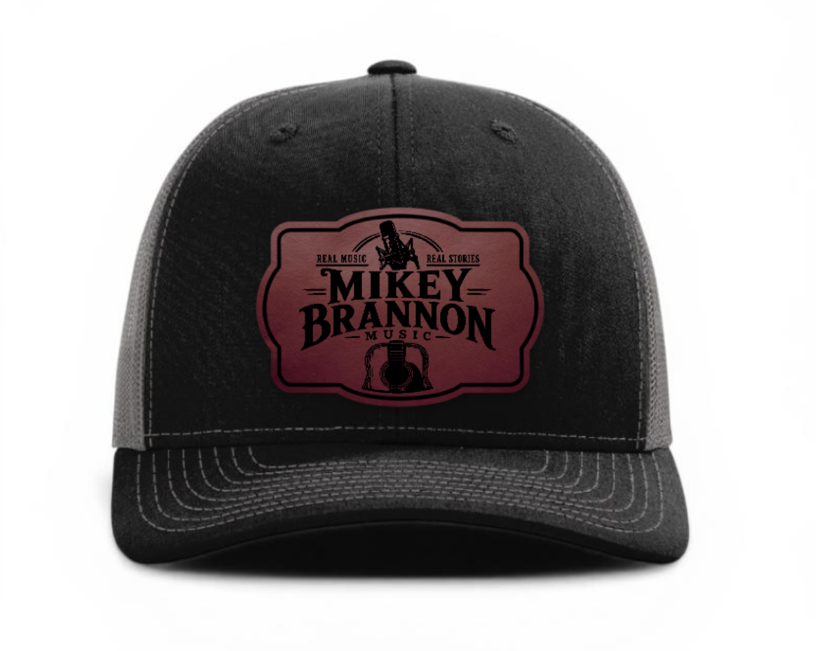 Mikey Brannon Black & Charcoal XL Trucker Hat