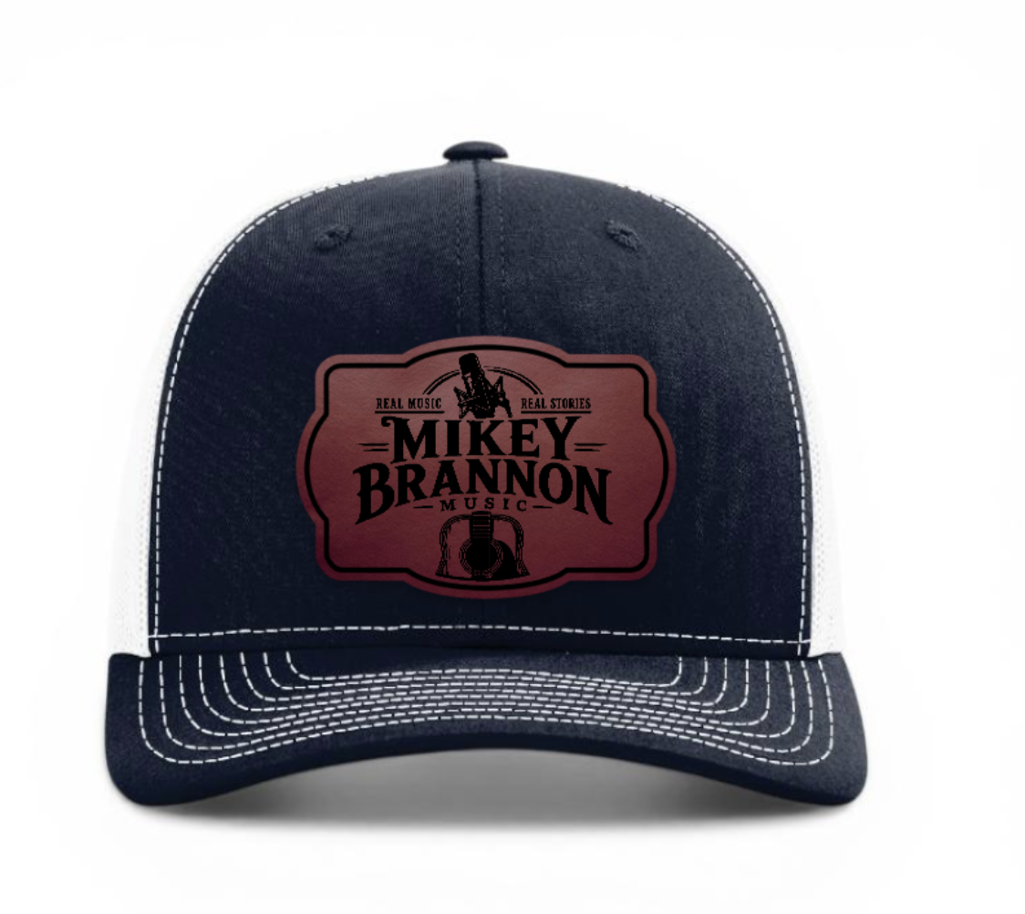 Mikey Brannon Navy & White Trucker Hat