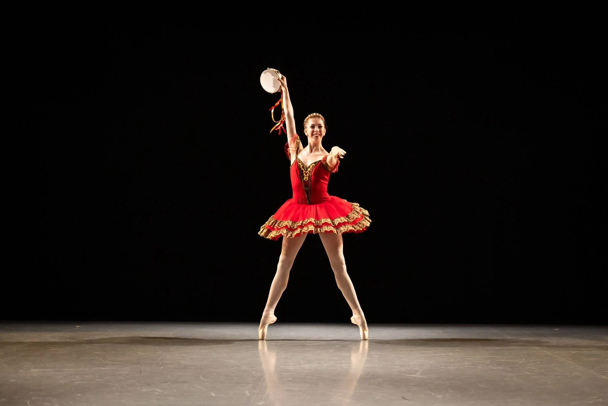 Tori Hey performing the Esmeralda Variation, a performance that was recognized in Pointe Magazine.