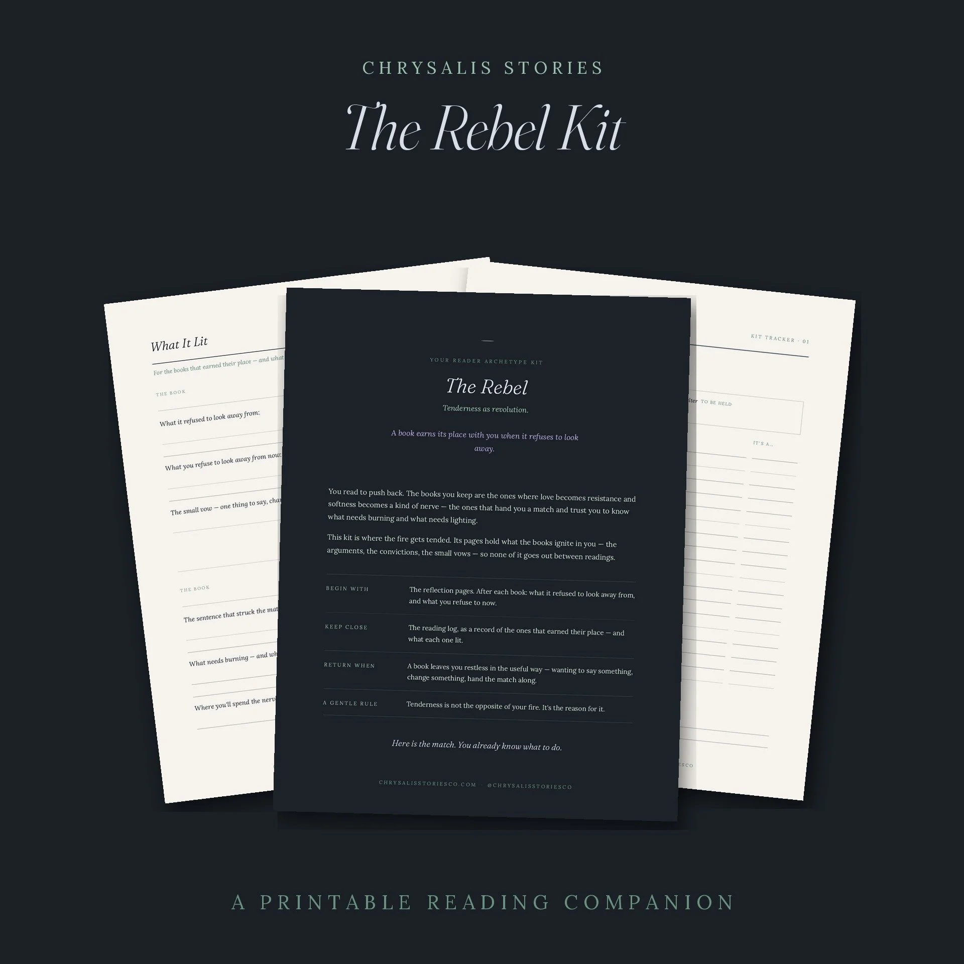 The Rebel Kit — A Printable Reading Companion