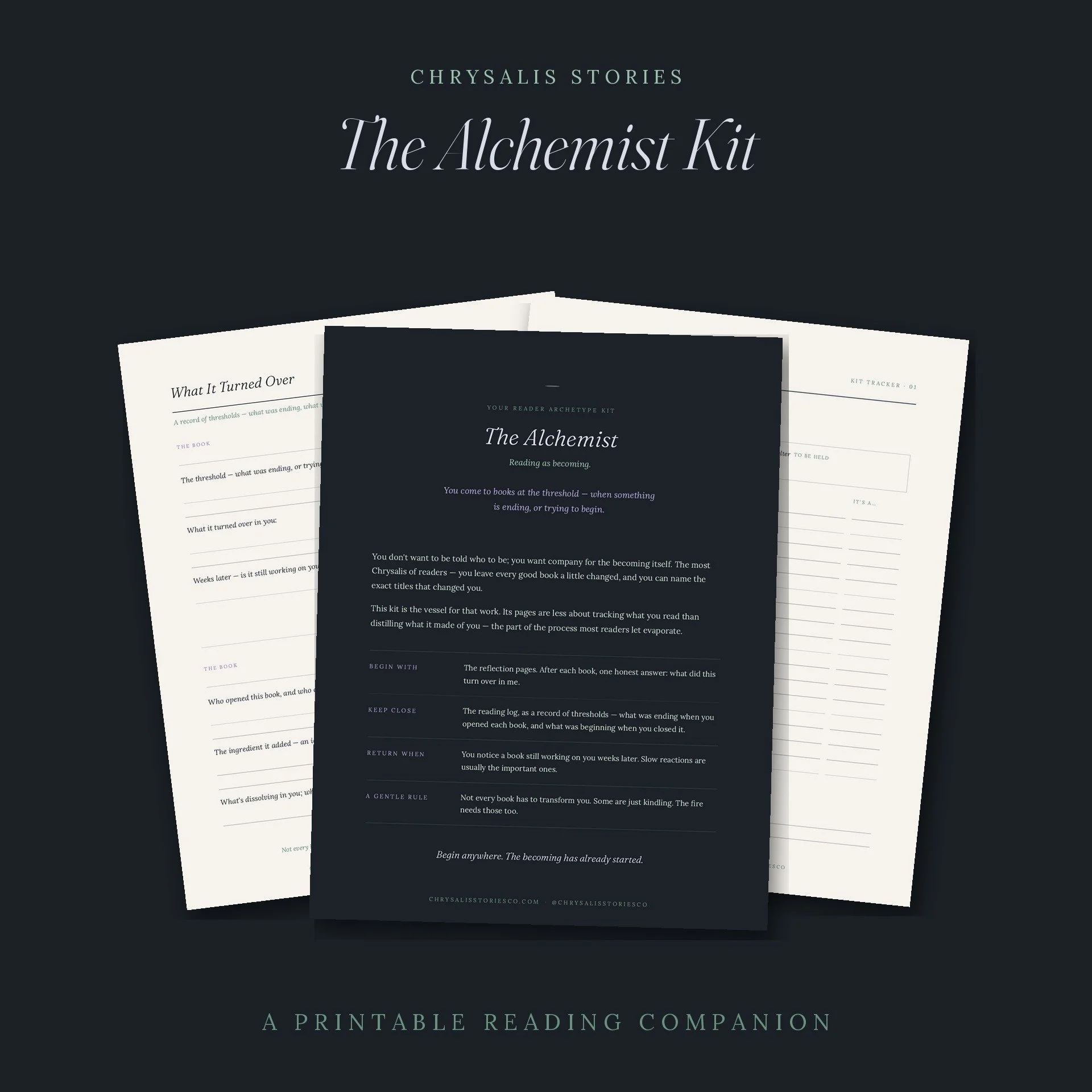 The Alchemist Kit — A Printable Reading Companion