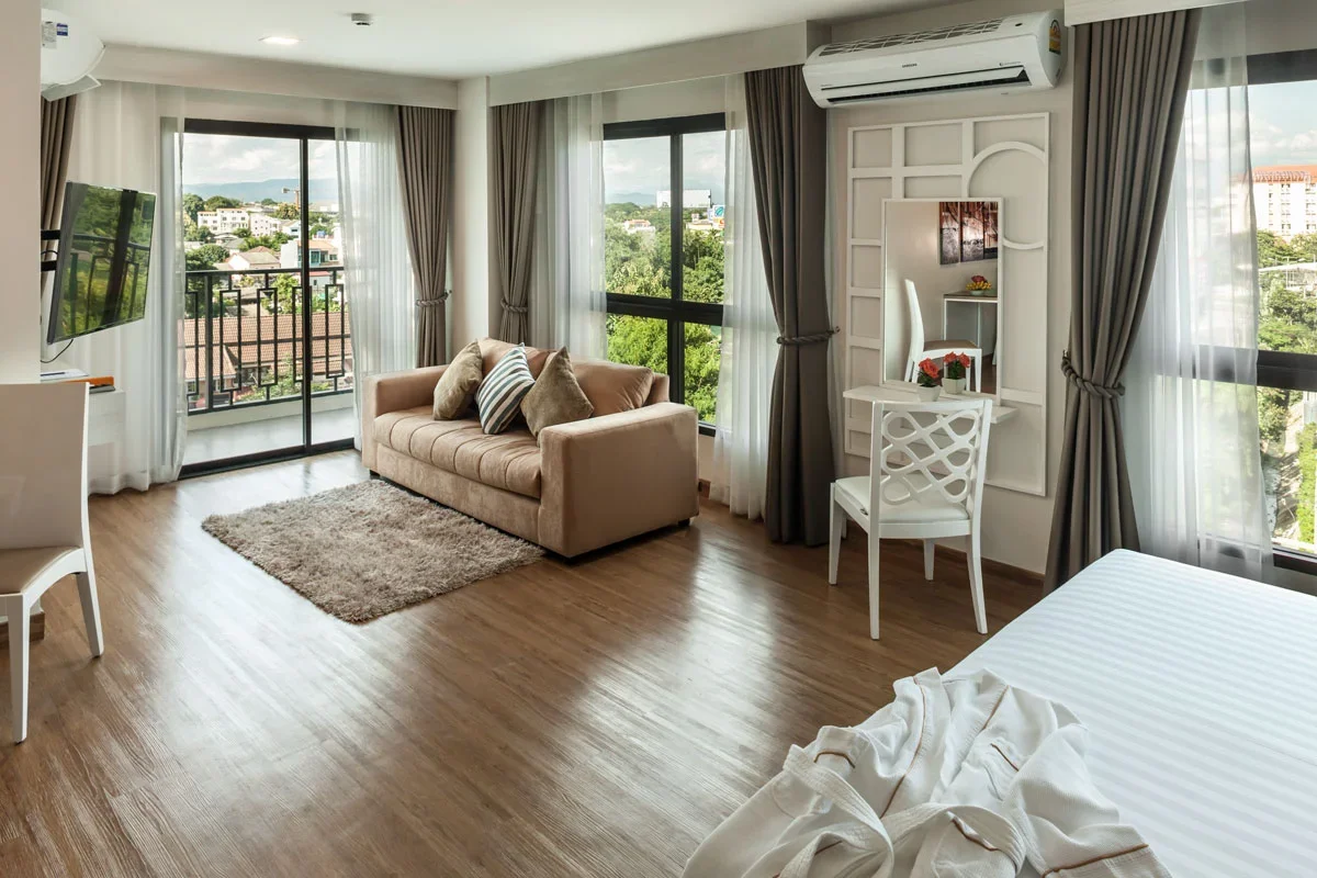 Airy and modern rooms in Chiang Mai