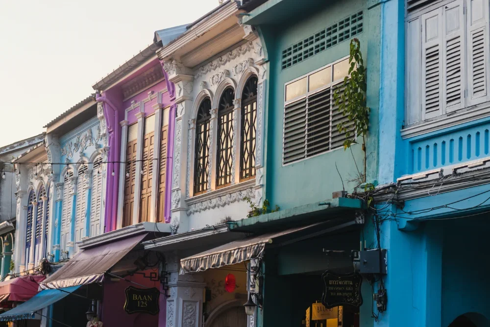 Phuket town old city tour 