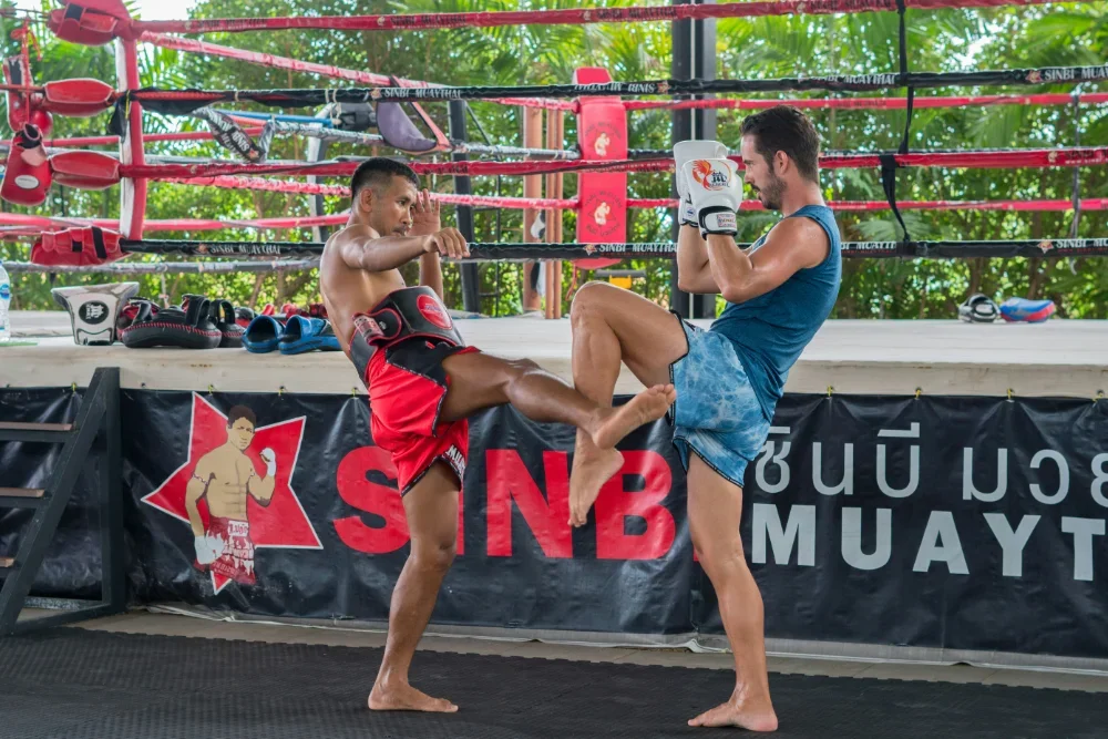 Patong beach Thai boxing