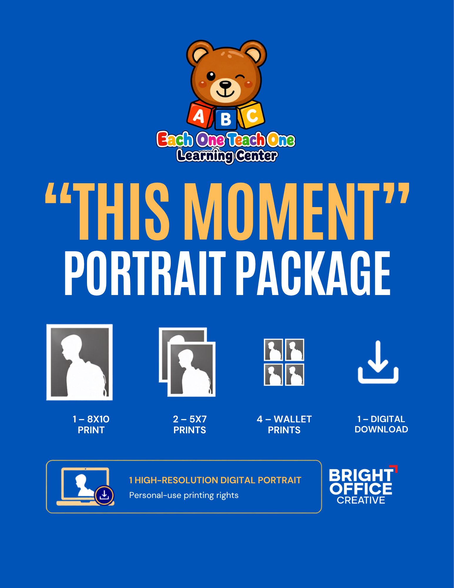 Each One Teach One - THIS MOMENT Portrait Package
