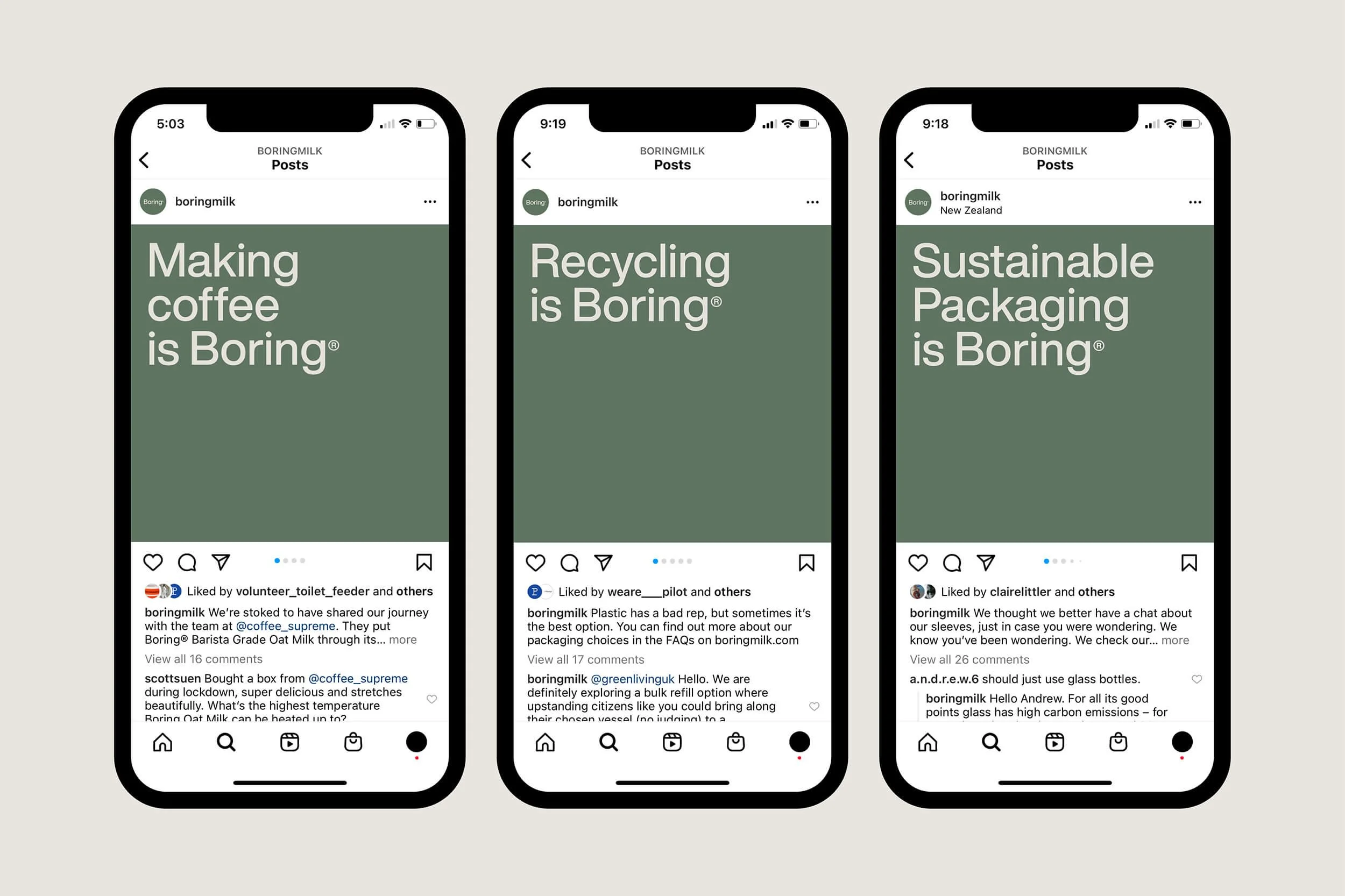 boring social media 