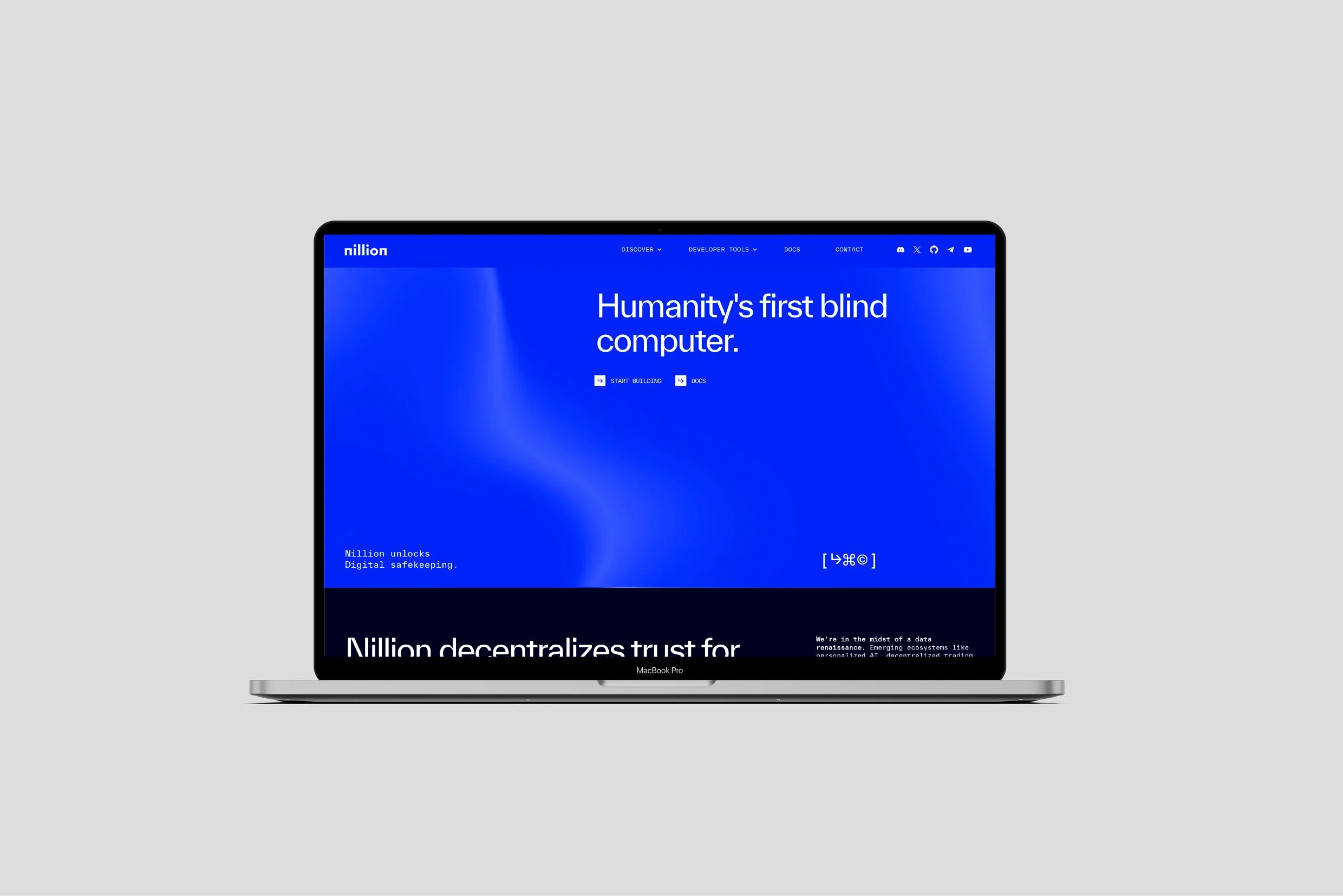 Website developed by nillion