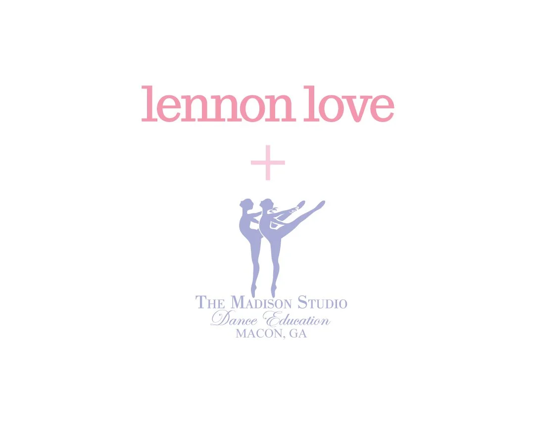 Logo for Lemon Love dance class at The Madison Studio, Macon, GA, featuring two dancers and pastel colors.
