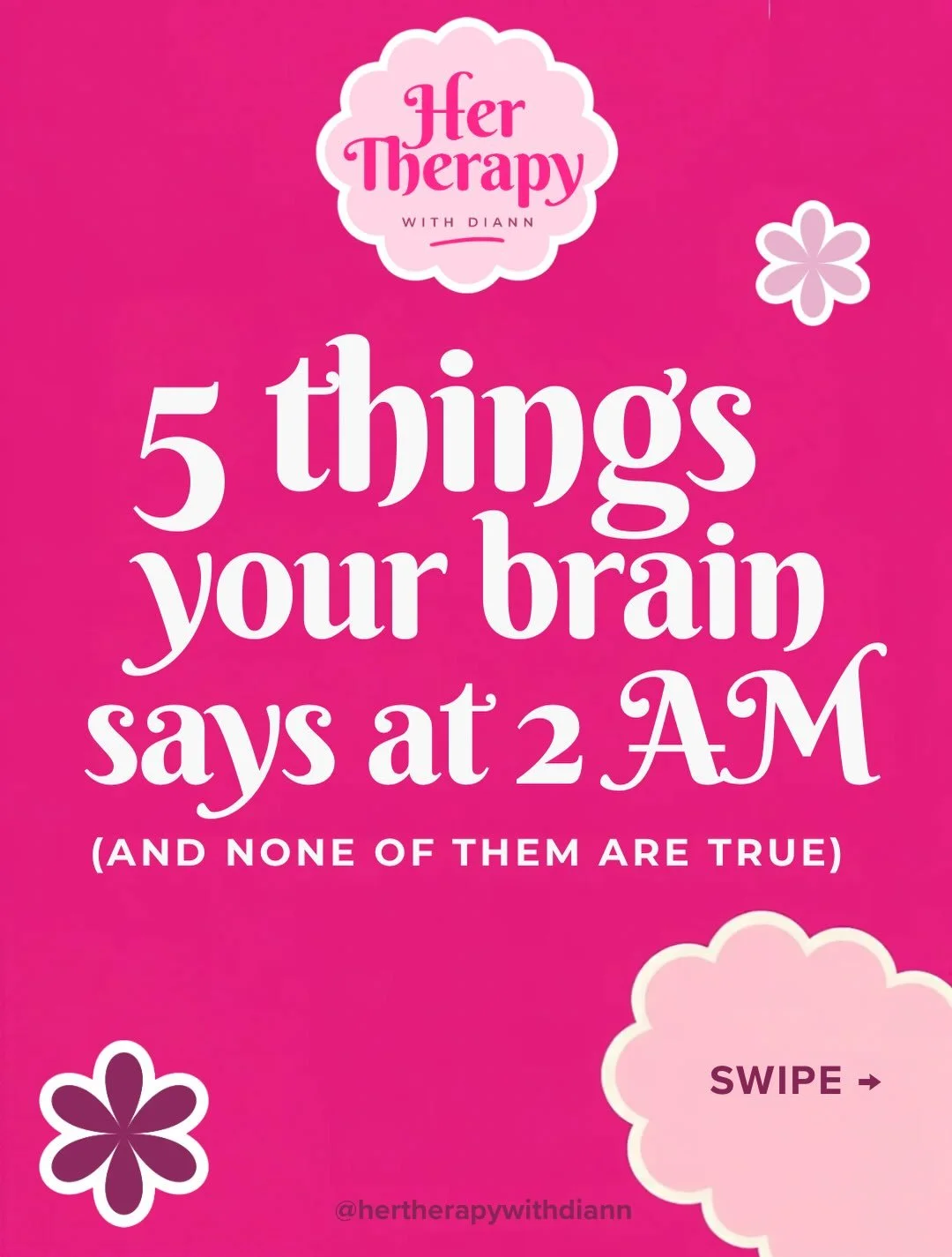 If your brain auditions thoughts at 2 AM, you&rsquo;re not broken. High functioning, anxiety just doesn&rsquo;t clock out.

Swipe for the five things it says most, and what to tell yourself instead. Save this for tonight.

#HighFunctioningAnxiety #Ov