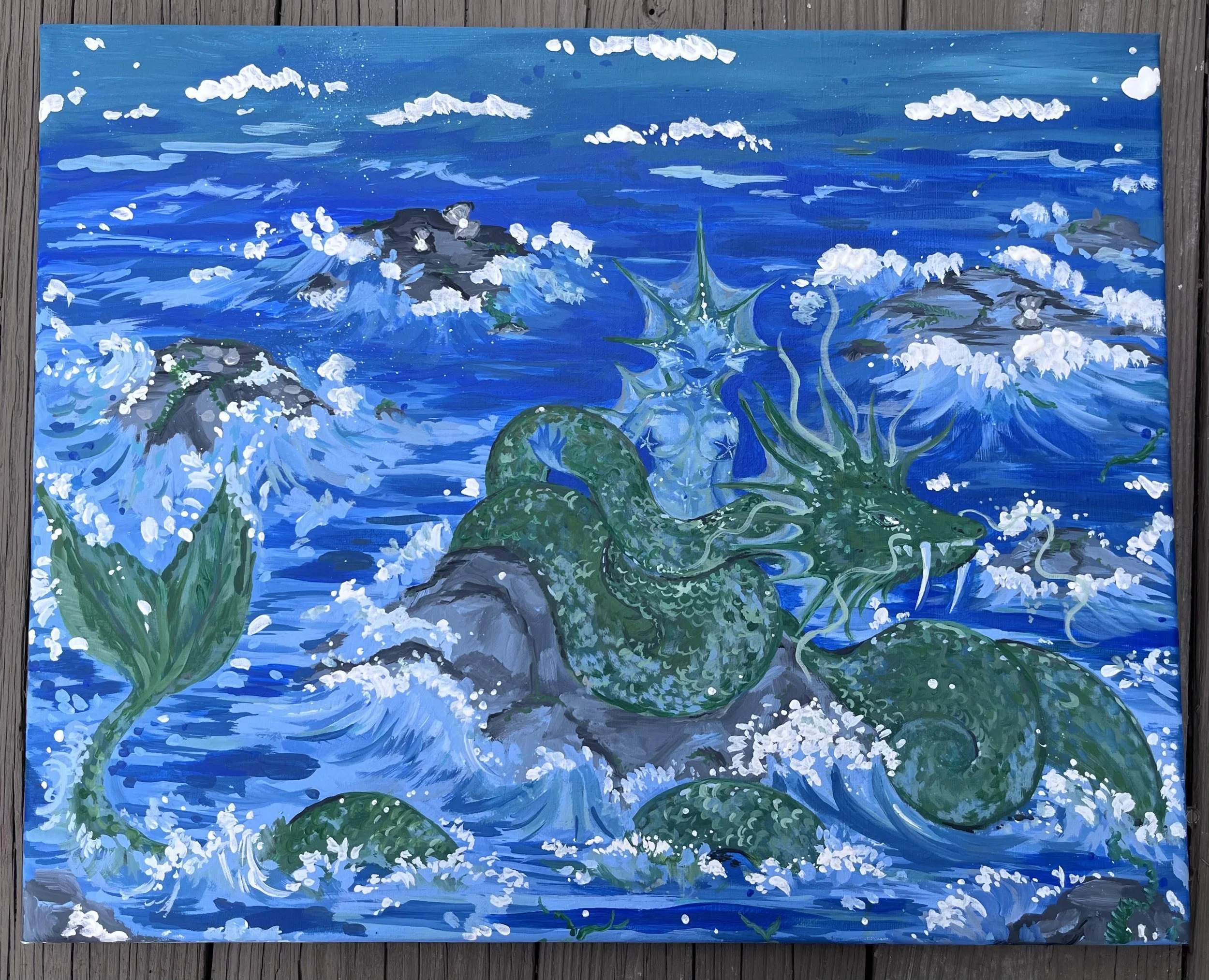 Original painting- Mother of the Serpents