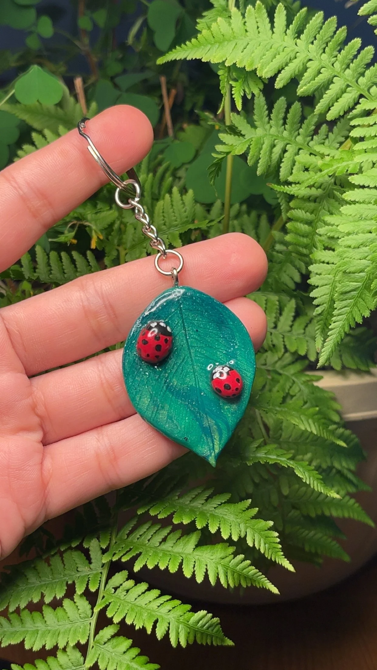 Ladybug keychain