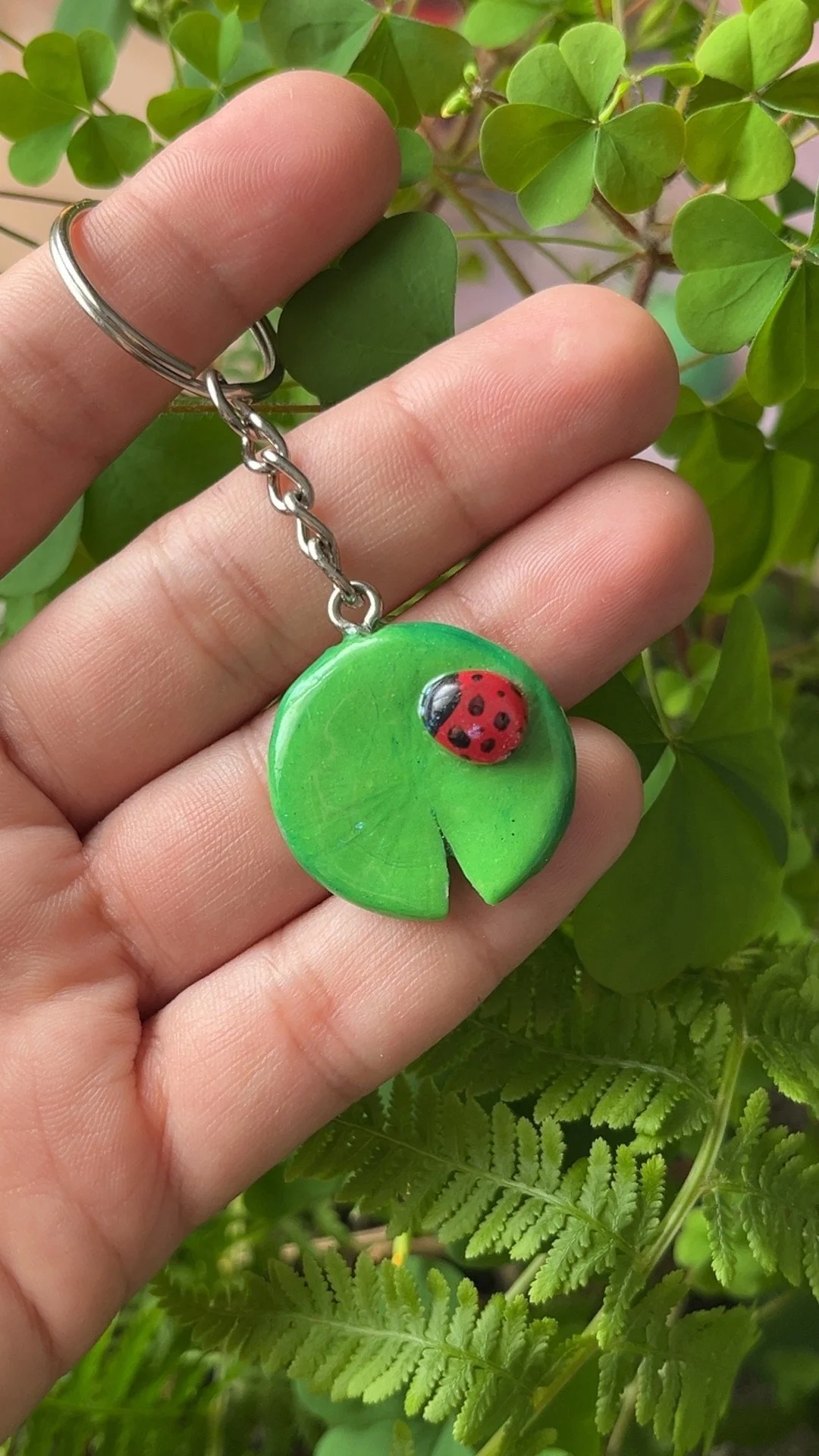Ladybug keychain