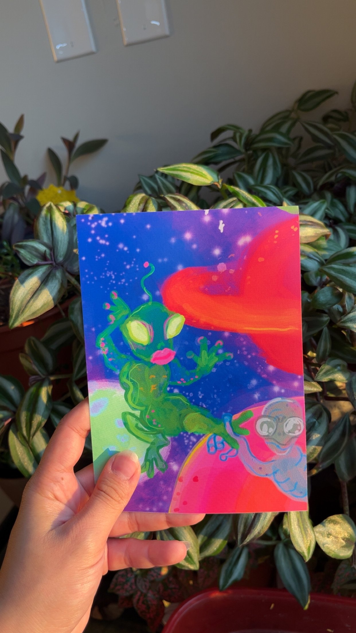 Print- 5x7 The creation of alien