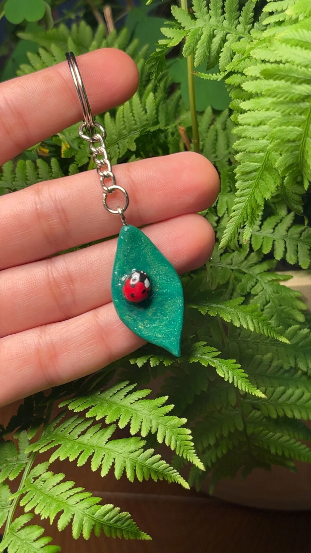 Ladybug keychain