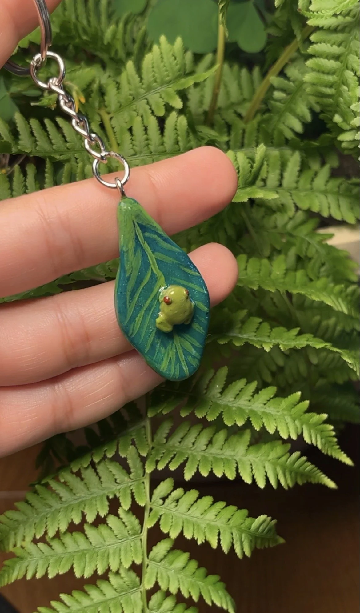 Frog keychain