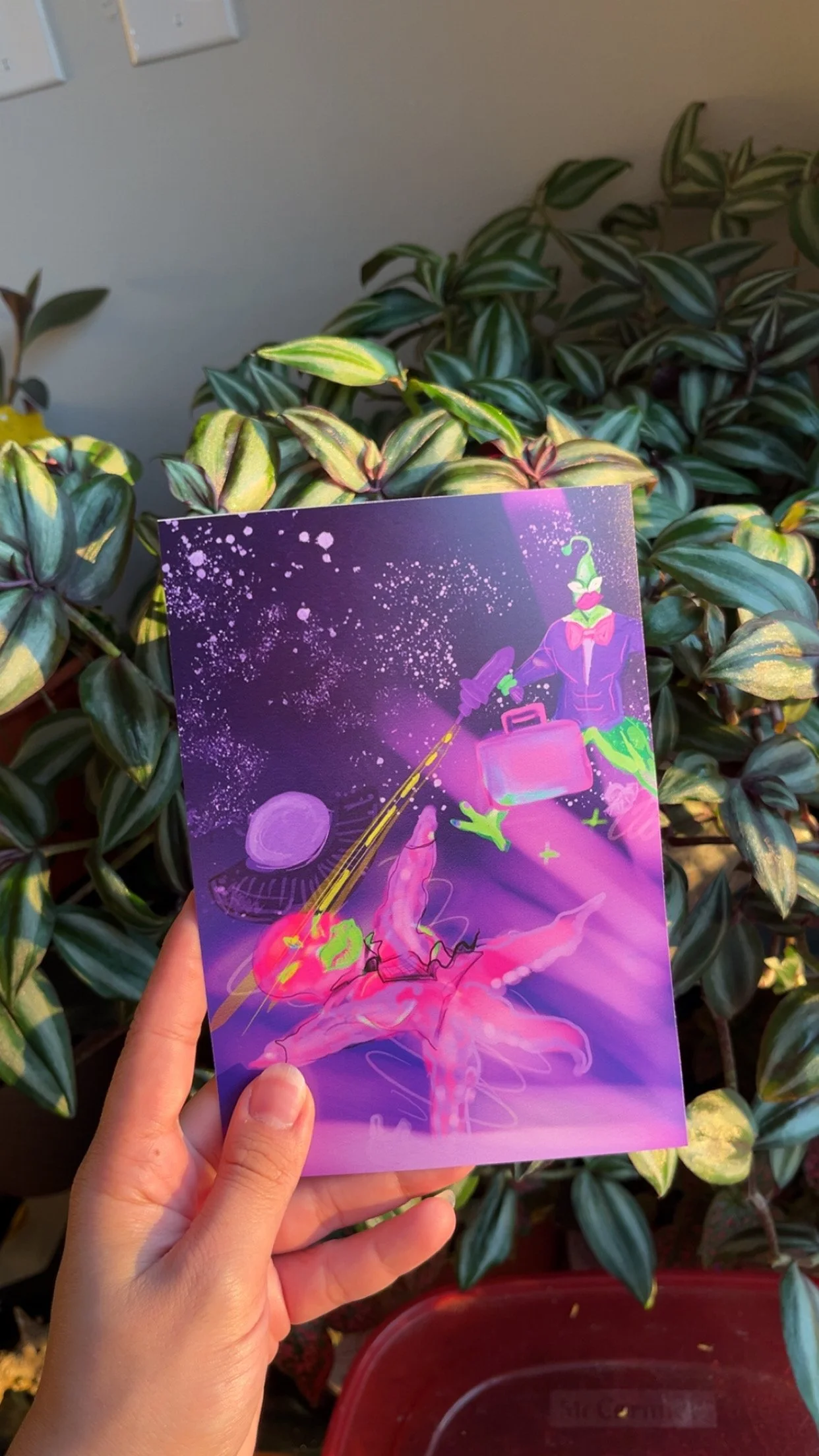 Print- 5x7 Fatal space battle