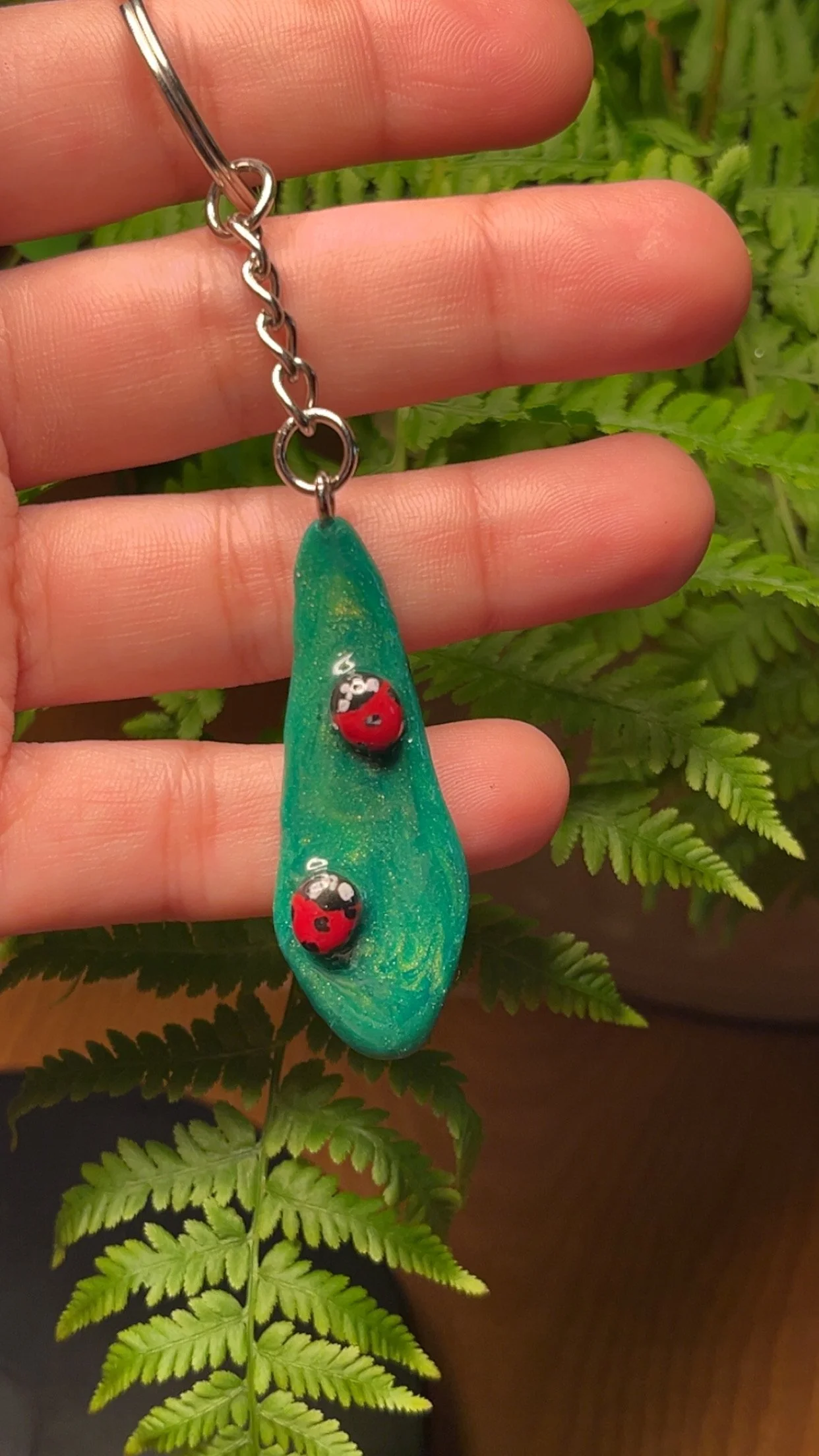 Ladybug keychain