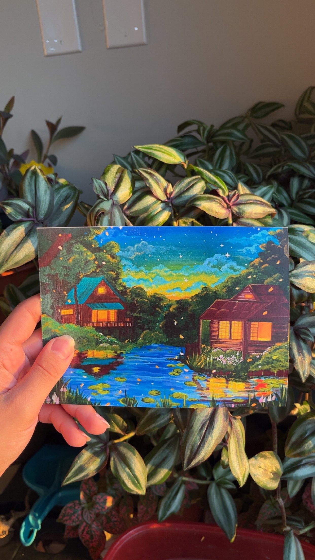 Print- 5x7 Pondside scenery