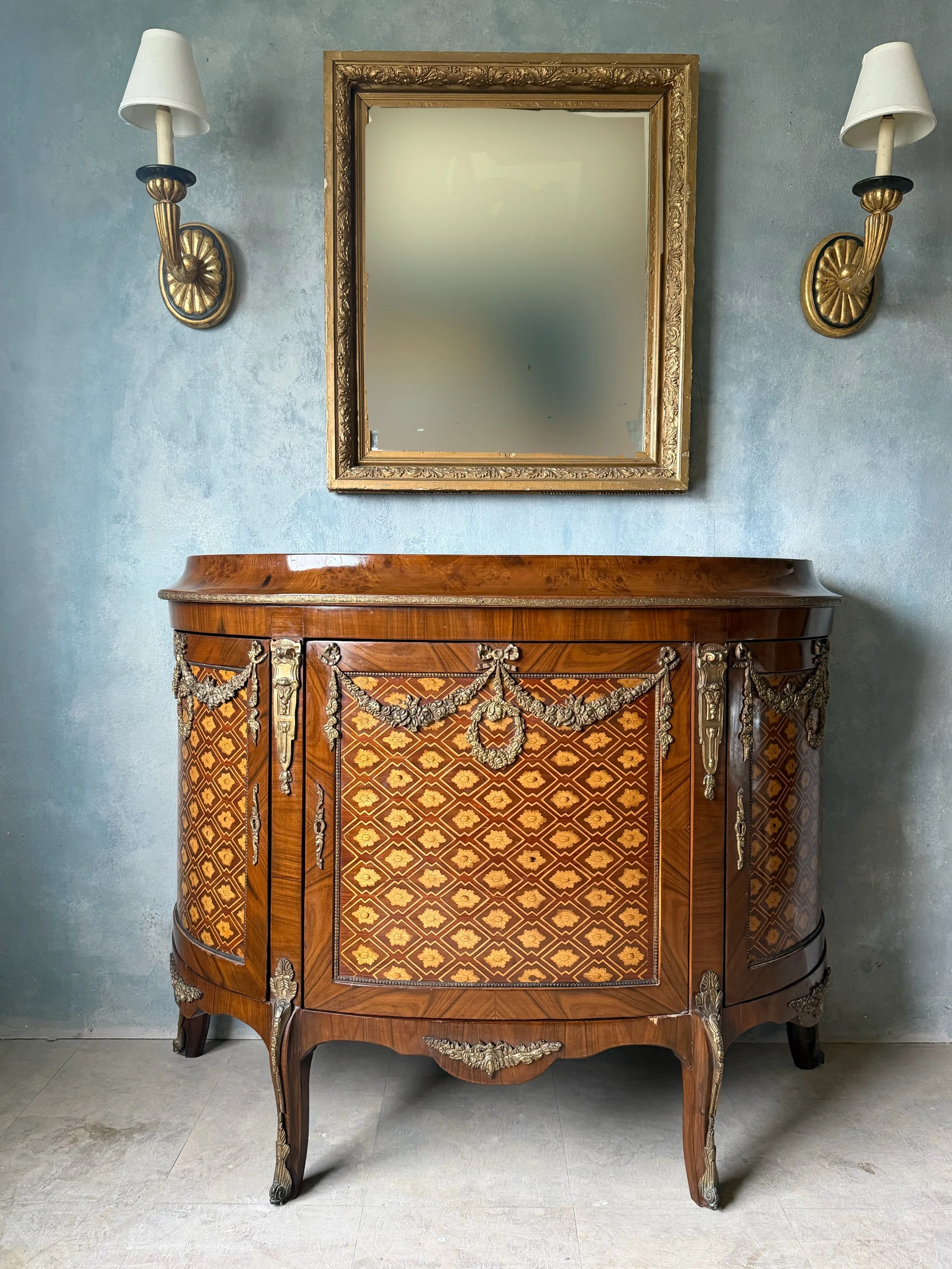 Neoclassical Marquetry Commode