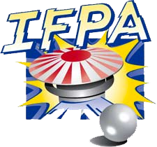 IFPA competitive pinball logo used at 403 Club in Kansas City, highlighting the bar’s connection to professional pinball tournaments.