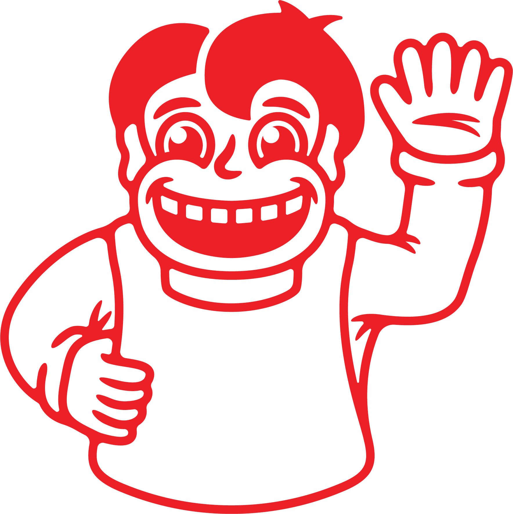 Lil Smithy waving