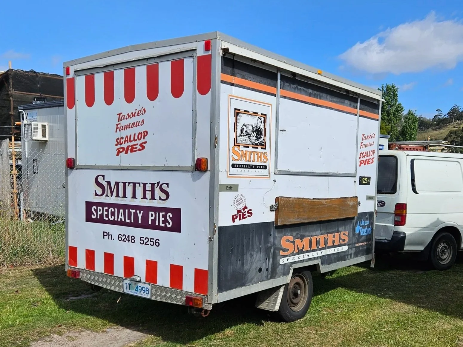 Historic Smith's Specialty Pies van used by the business in Tasmania