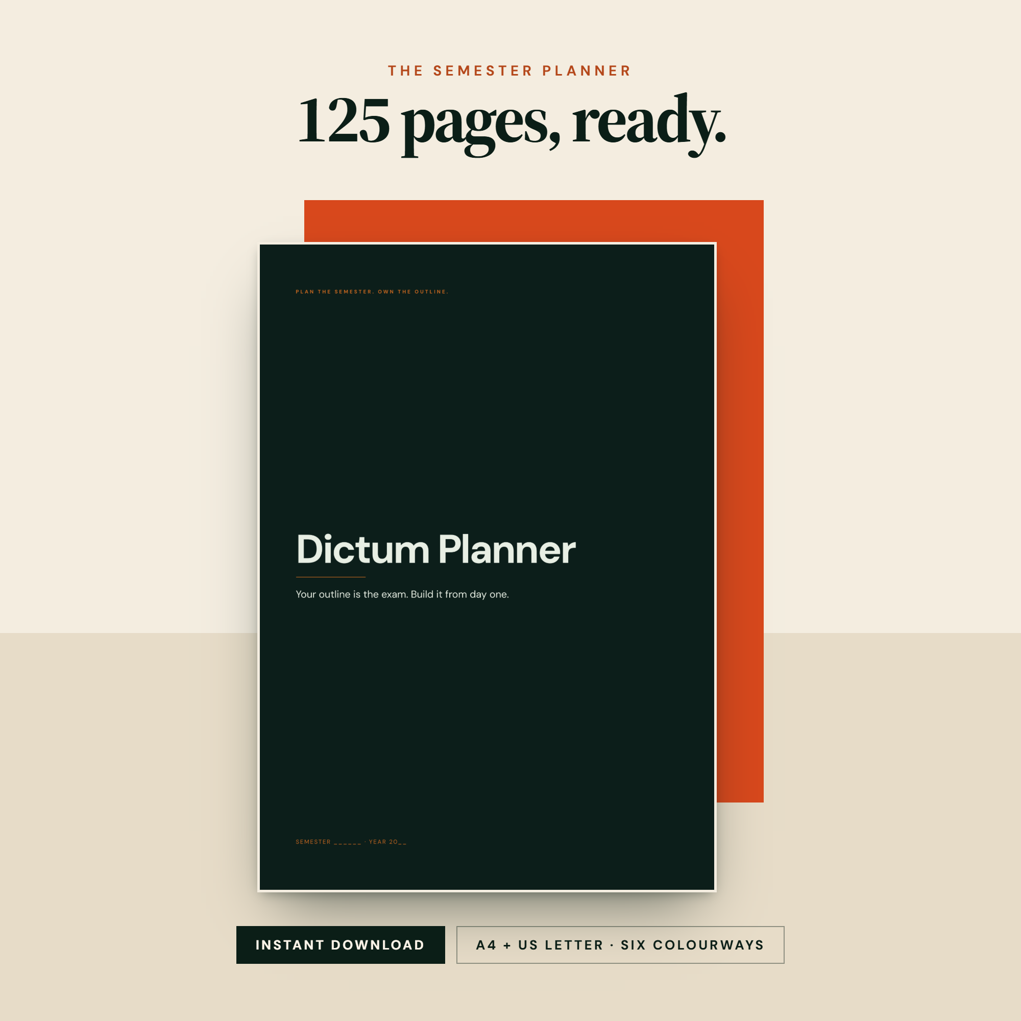 The Semester Planner