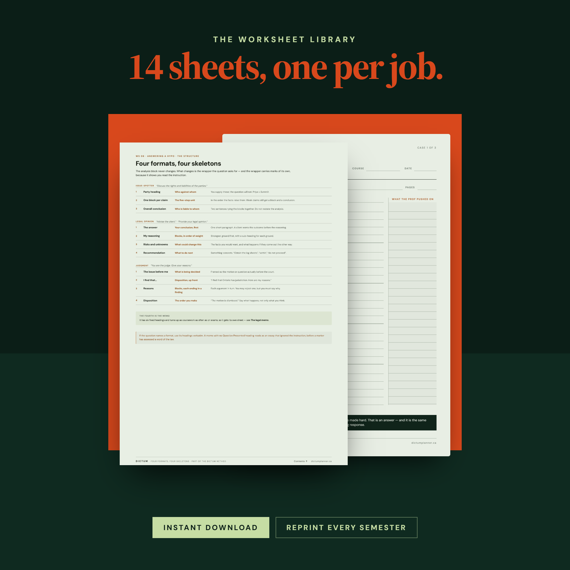 The Worksheet Library