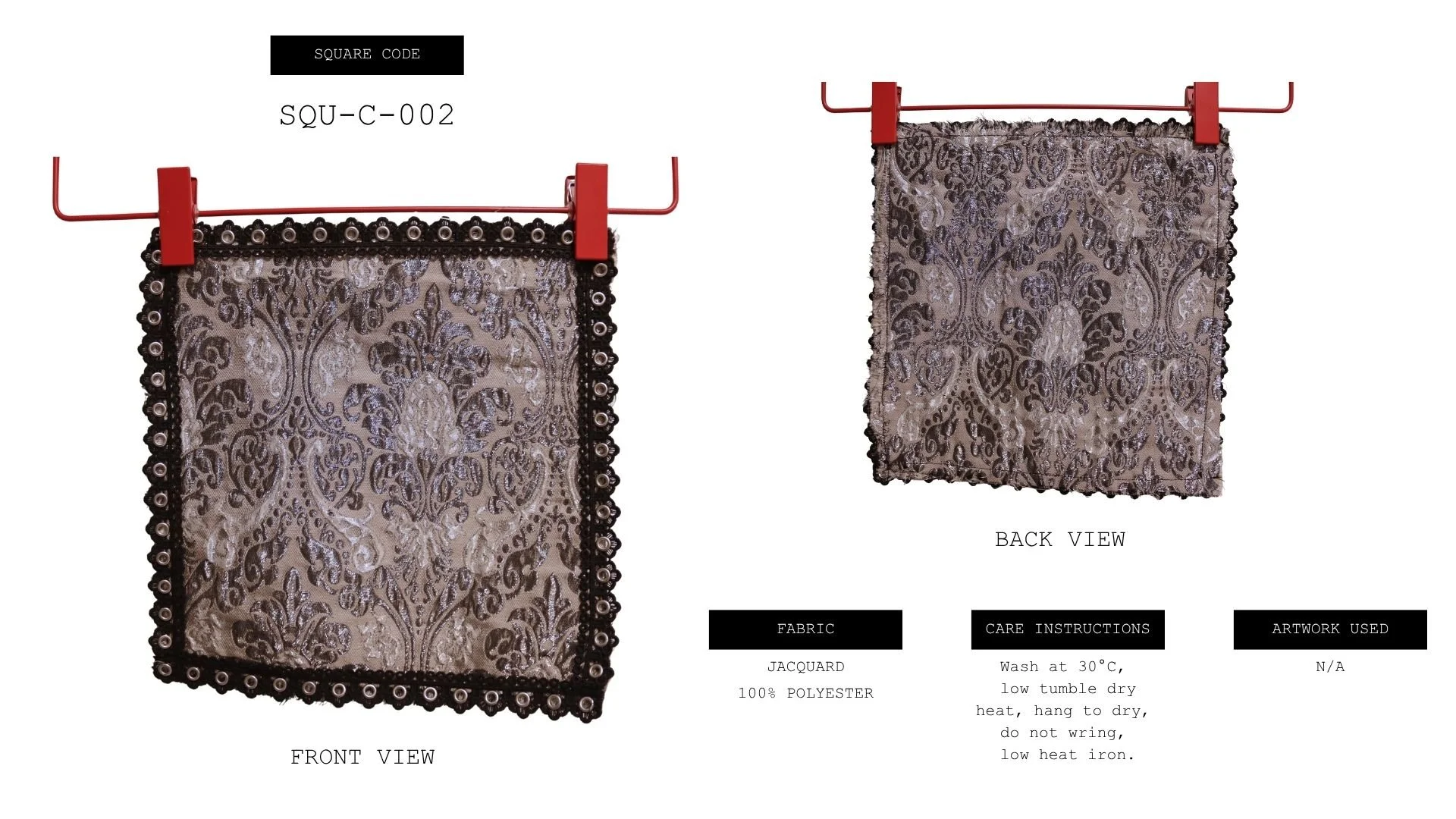 BLANK GREY JACQUARD BLOCK