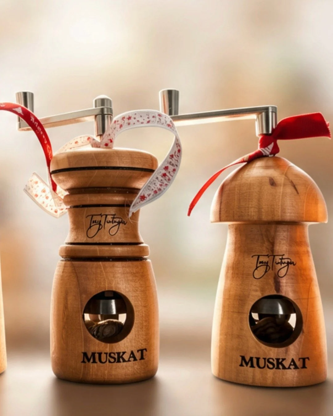 Muskat Mühlen Handgefertigt